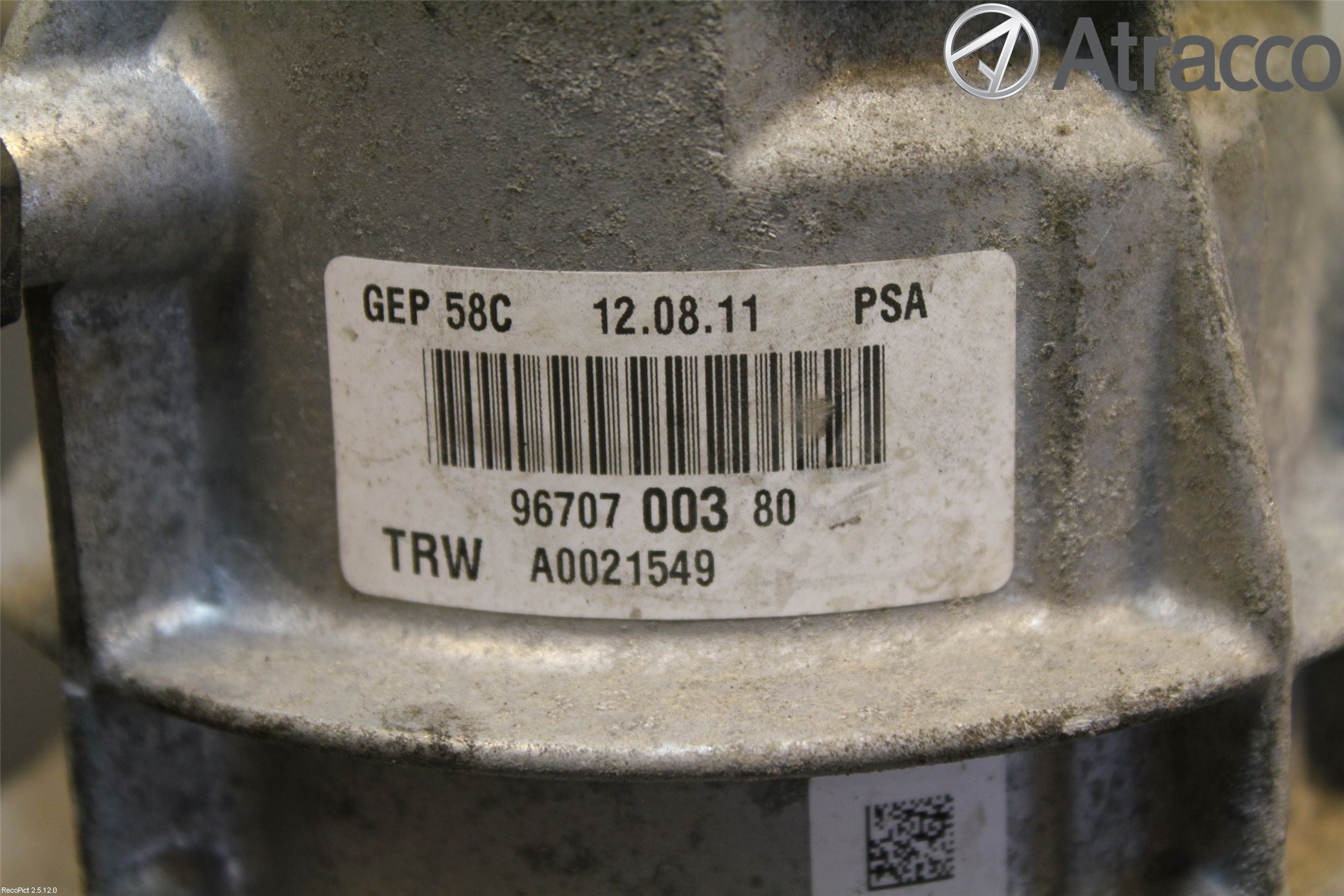 Peugeot 308 08-13 Servostyring Eletrisk Pumpe