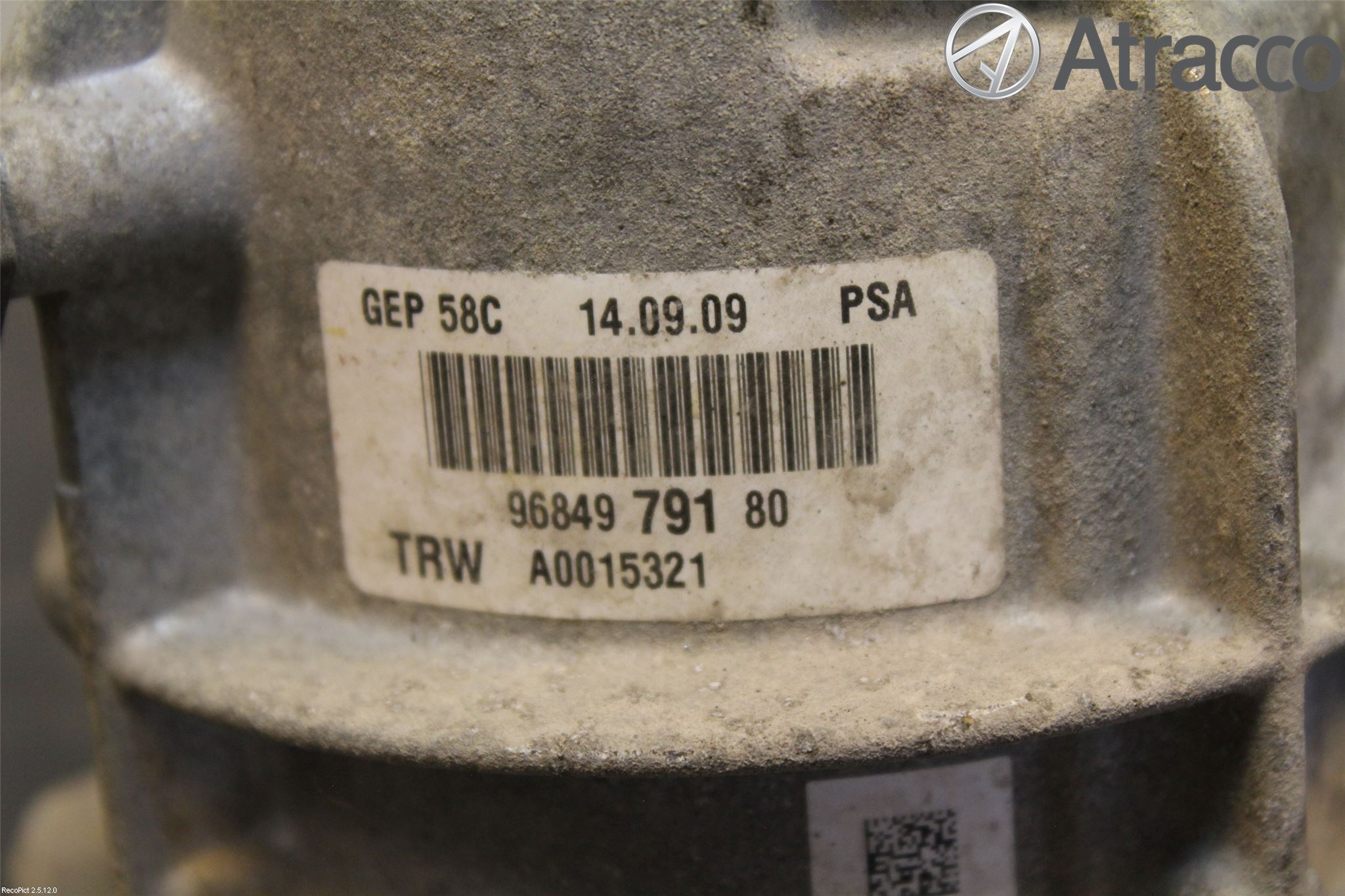 Peugeot 308 08-13 Servostyring Eletrisk Pumpe