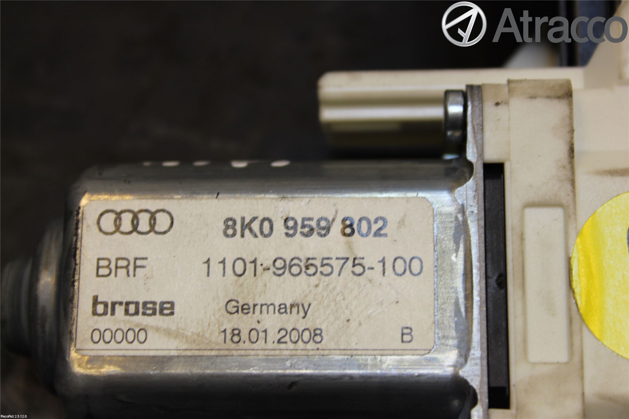 Audi A4/S4 08-11 Vindusheismotor
