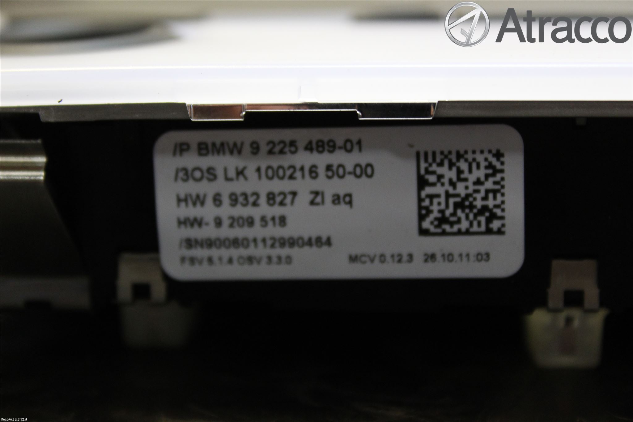 BMW 3 E92/93 Coupé/Cab 05-14 Innvendig Takbrakett