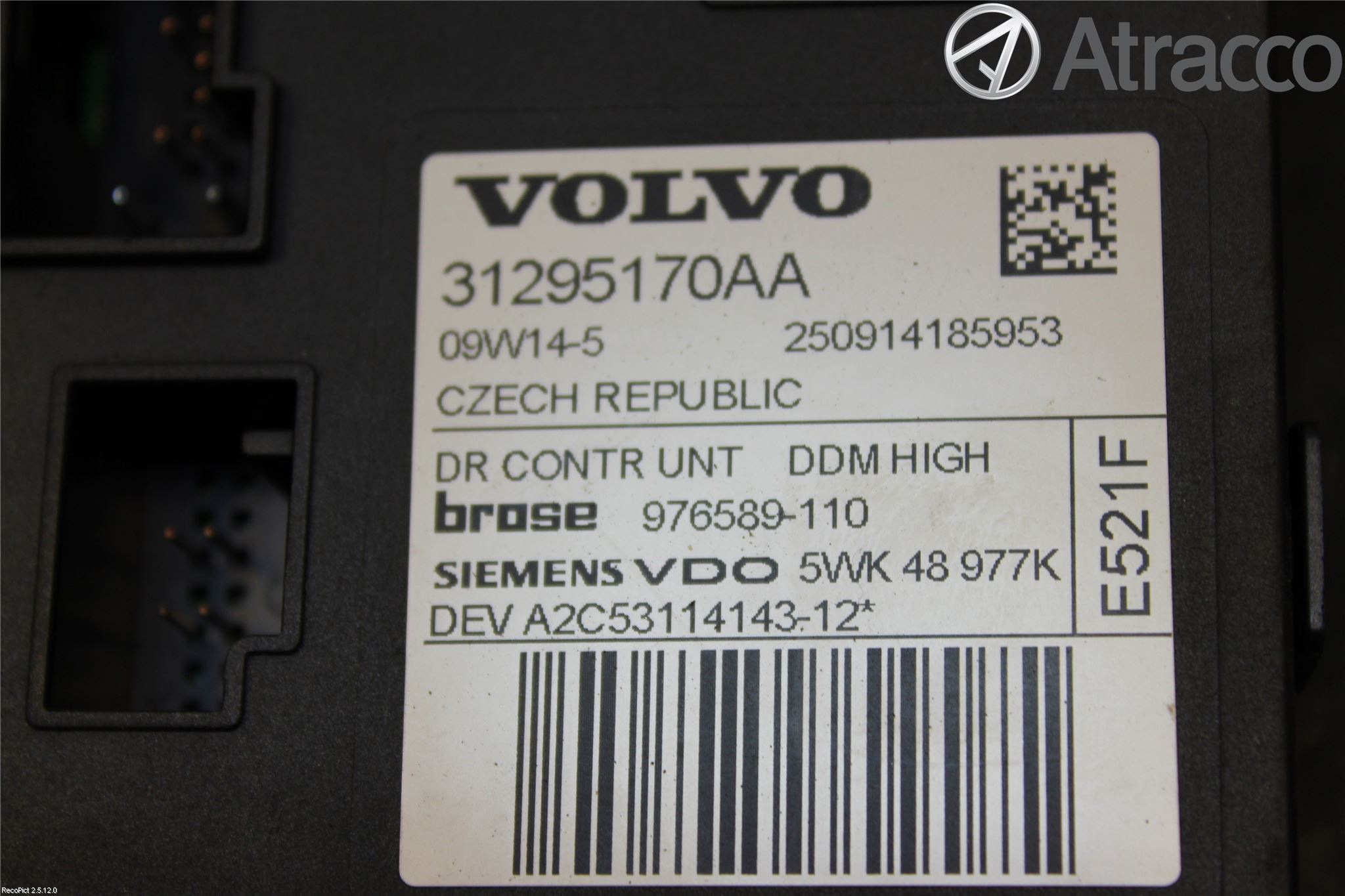 Volvo V50 08-12 Vindusheismotor