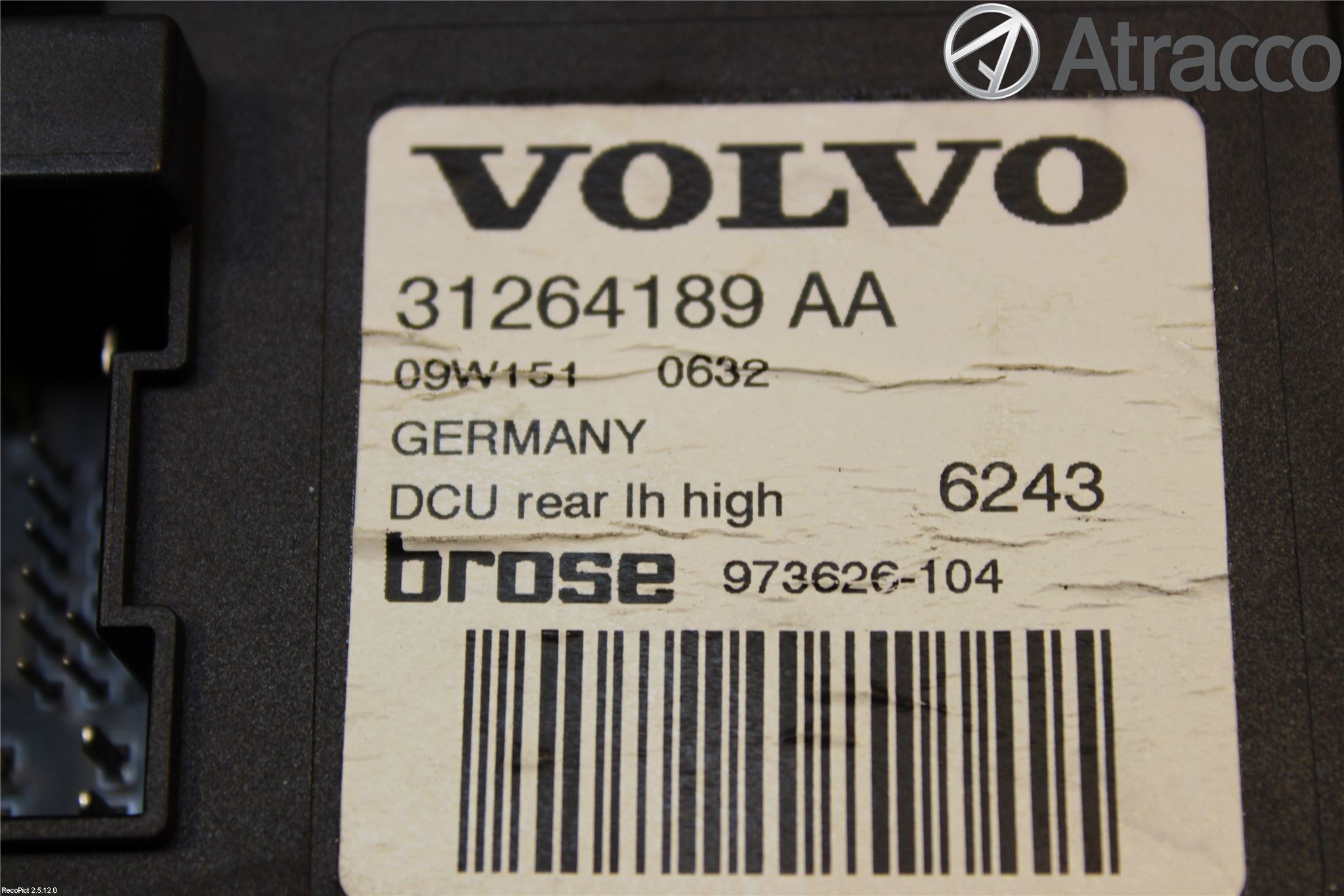 Volvo V50 08-12 Vindusheismotor