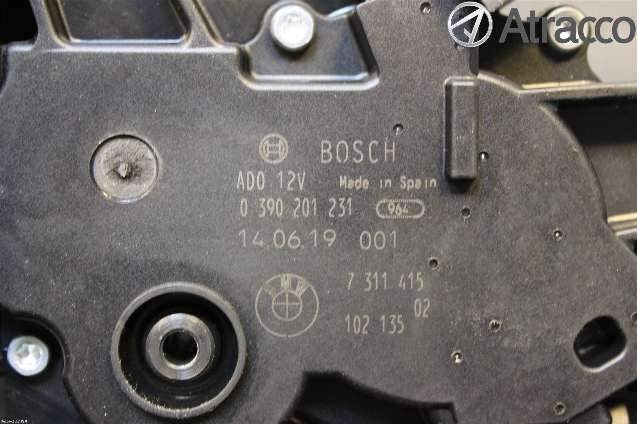 BMW 5 F10/F11/F18 09-17 Viskermotor Bakluke