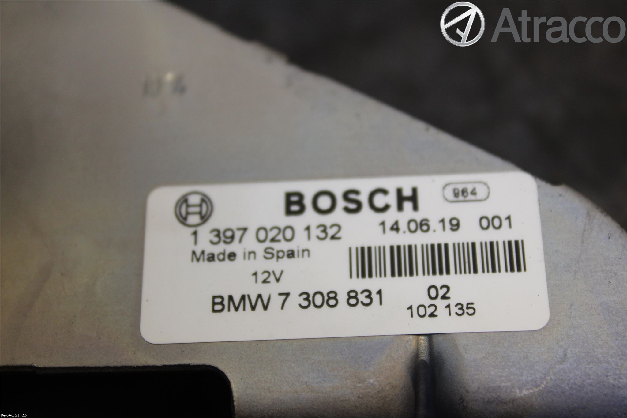 BMW 5 F10/F11/F18 09-17 Bakluke-Lokk Låsekasse