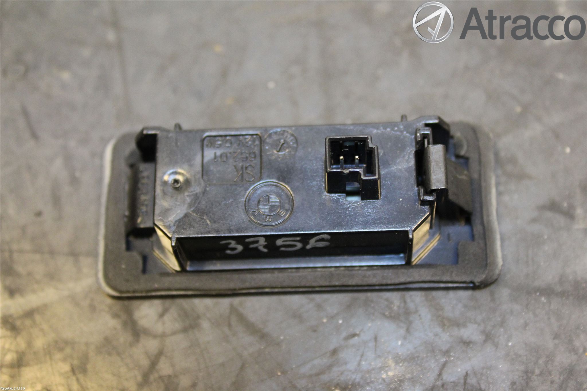 BMW 5 F10/F11/F18 09-17 Skilt Belysning