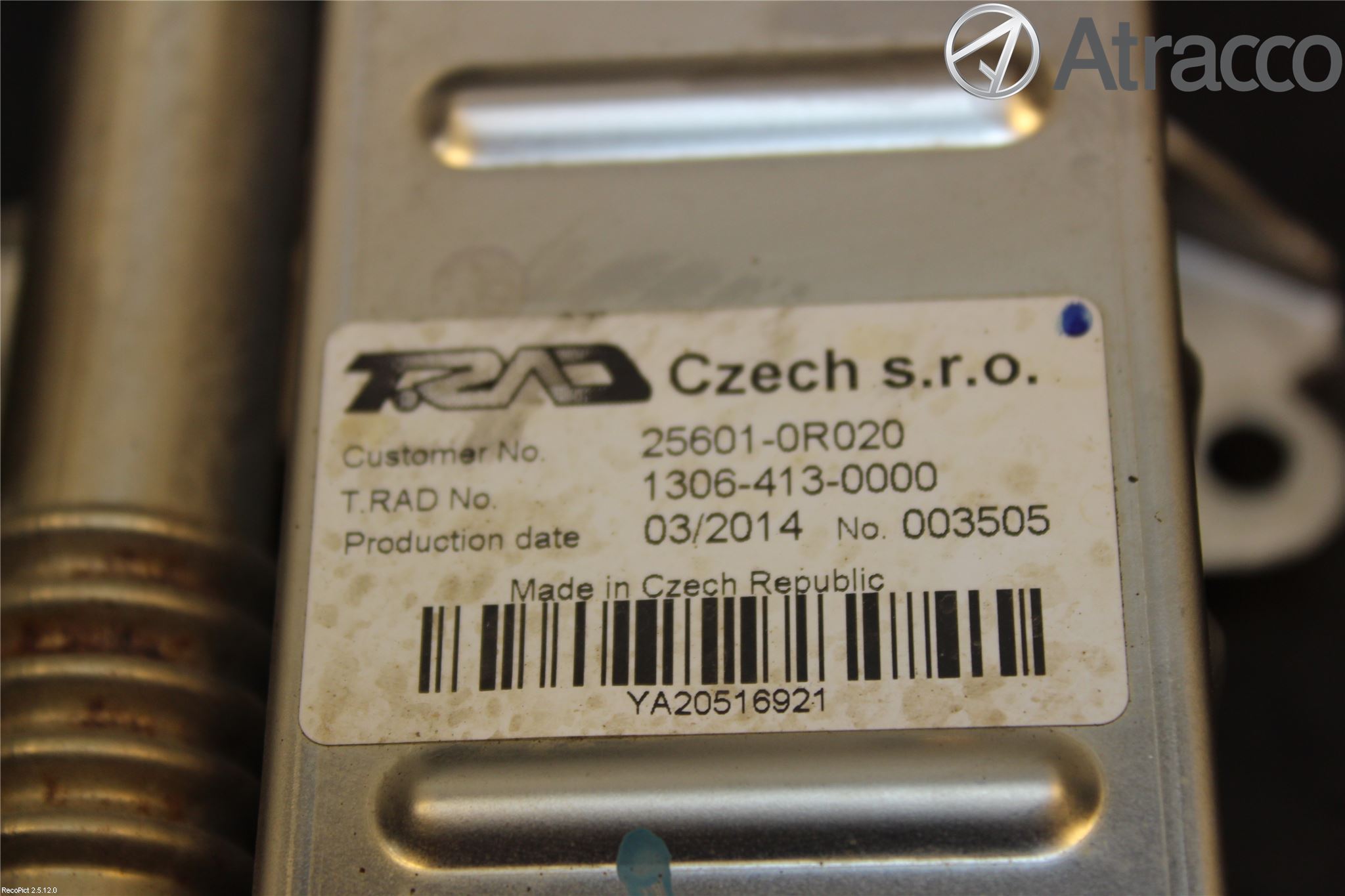 Toyota AVENSIS 09-15 Eksos Kjøler