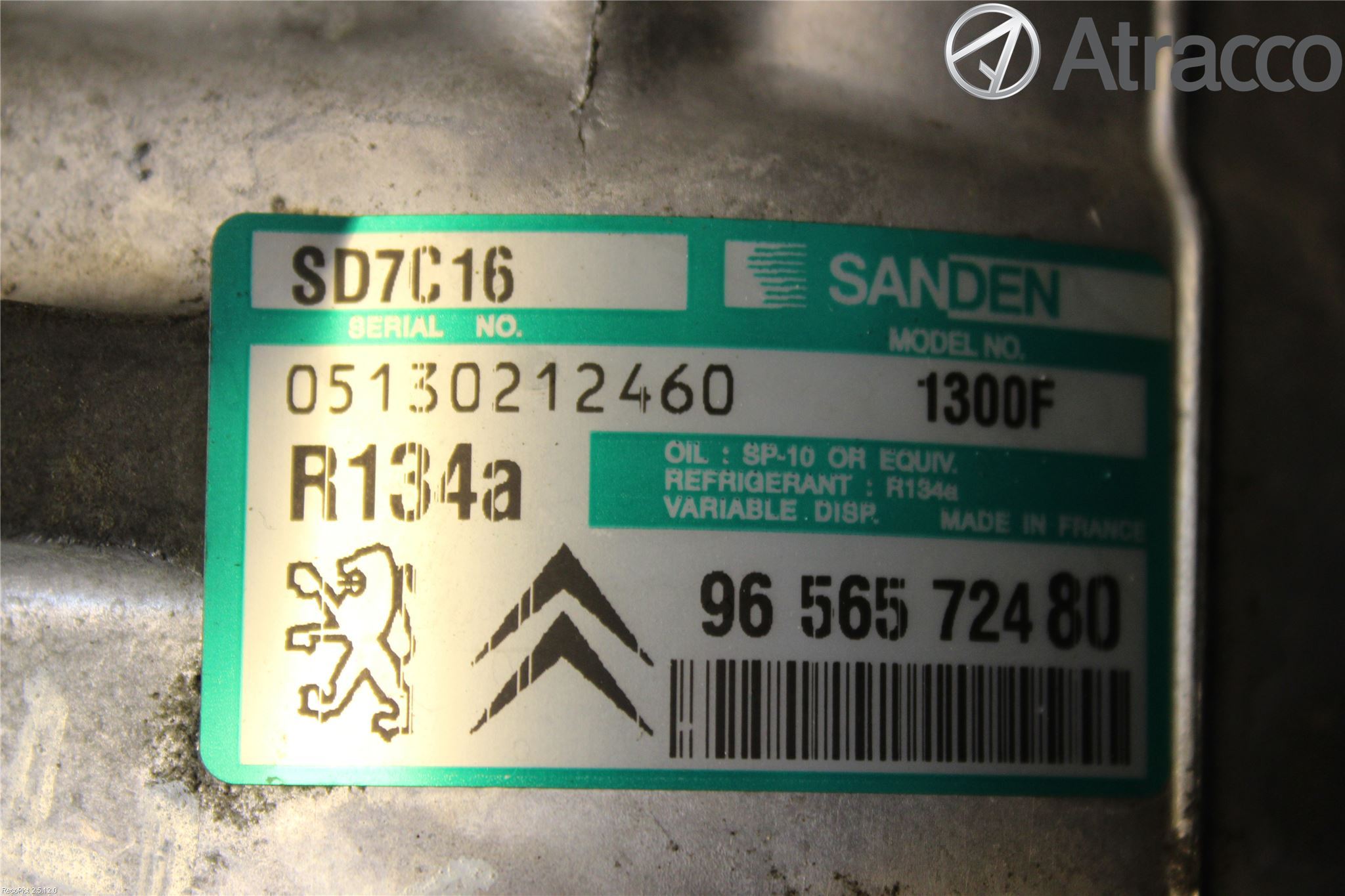 Peugeot 407 Varme Ac Kompressor