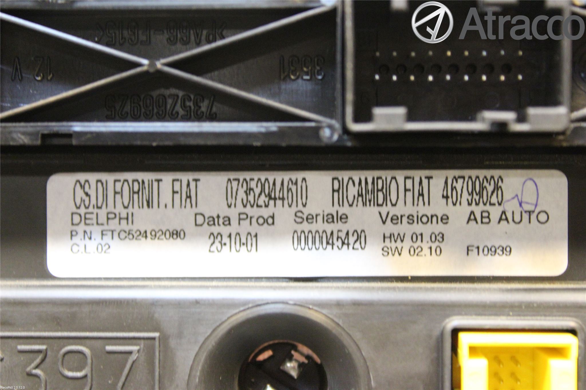Alfa 147 Varme Ac Betjening-Display