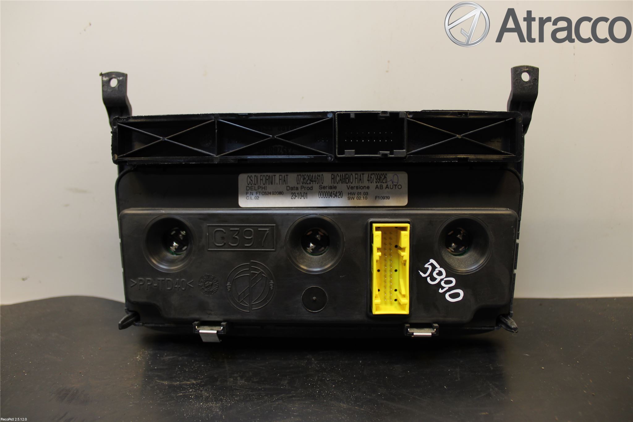 Alfa 147 Varme Ac Betjening-Display
