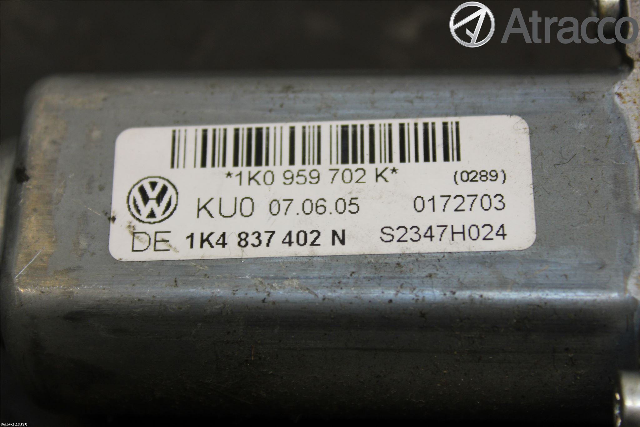 Volkswagen VW GOLF V 04-09 Vindusheismotor