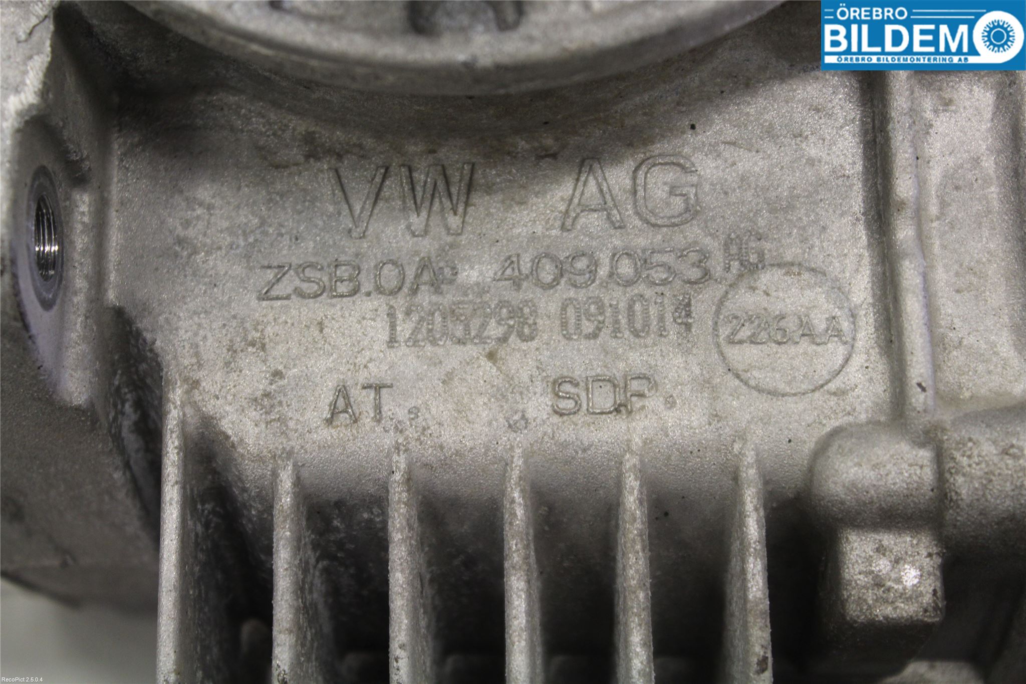 Volkswagen VW TIGUAN 07-16 Gearkasse Fordelingskasse