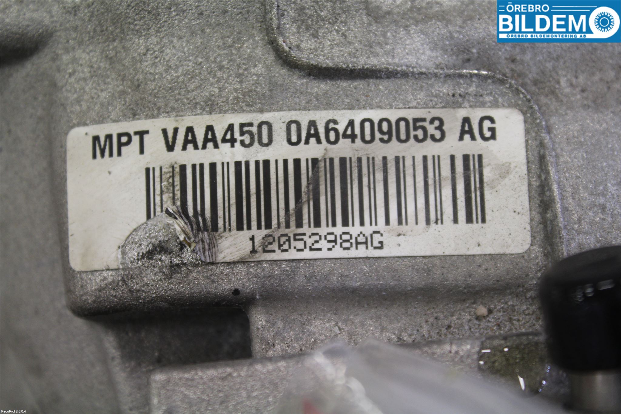 Volkswagen VW TIGUAN 07-16 Gearkasse Fordelingskasse