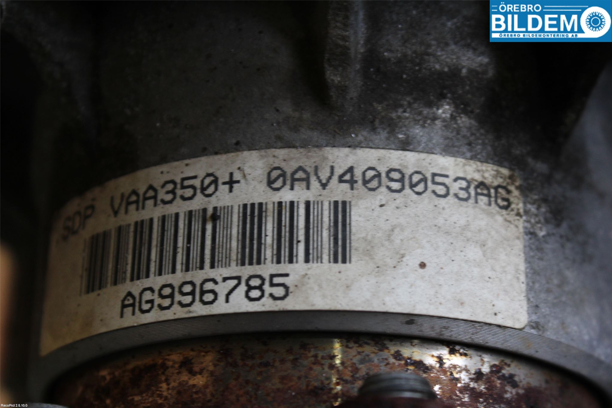 Volkswagen VW PASSAT 11-14 Gearkasse Automat