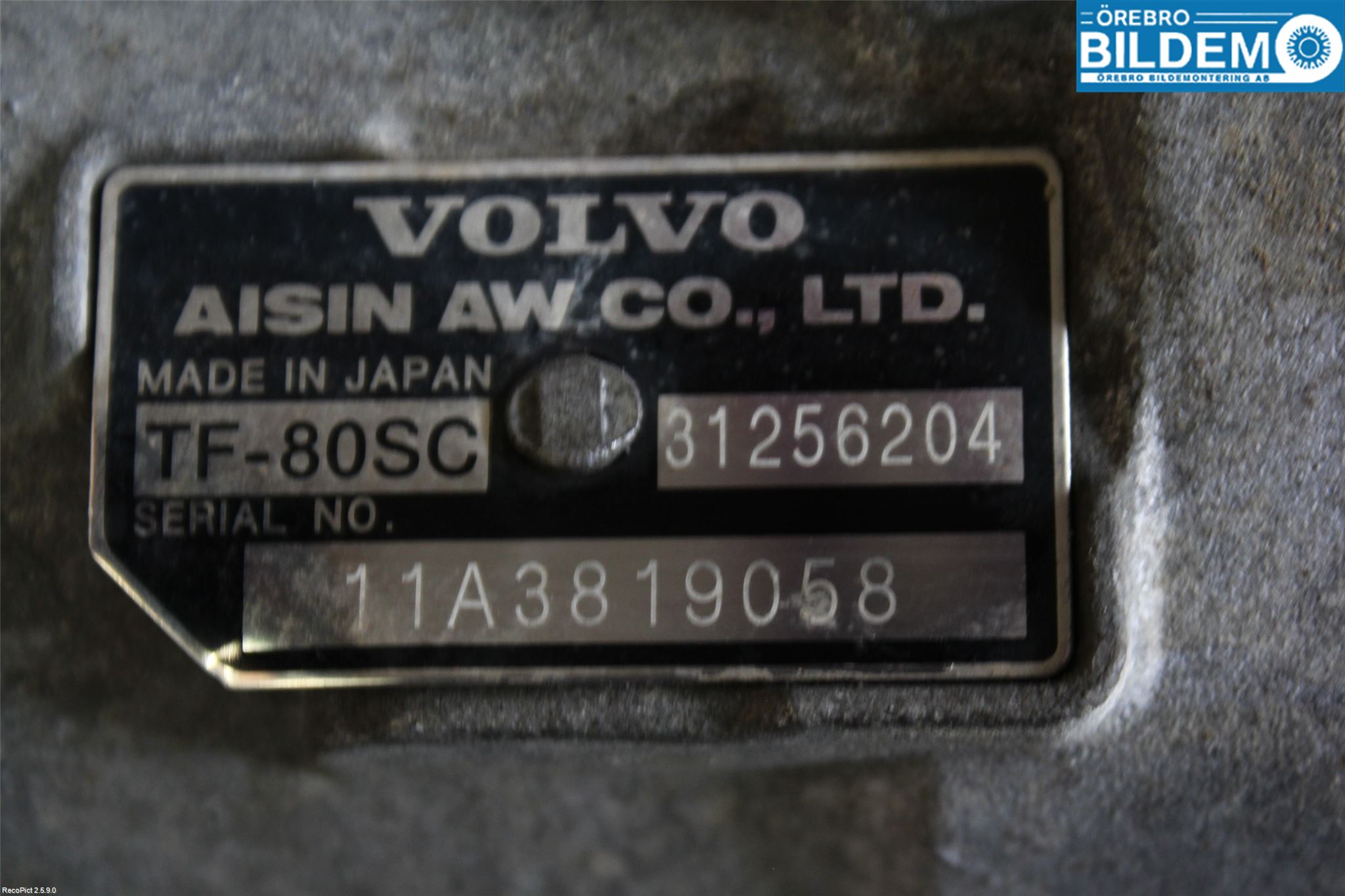 Volvo V70 08-13 Gearkasse Automat