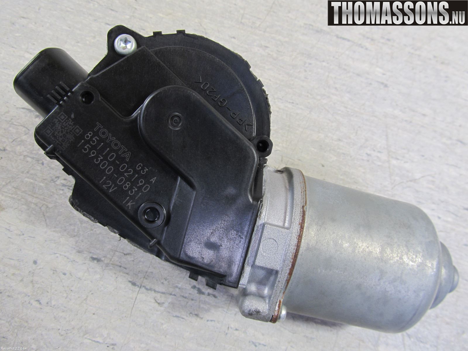 Toyota AURIS 07-09 Viskermotor Frontrute