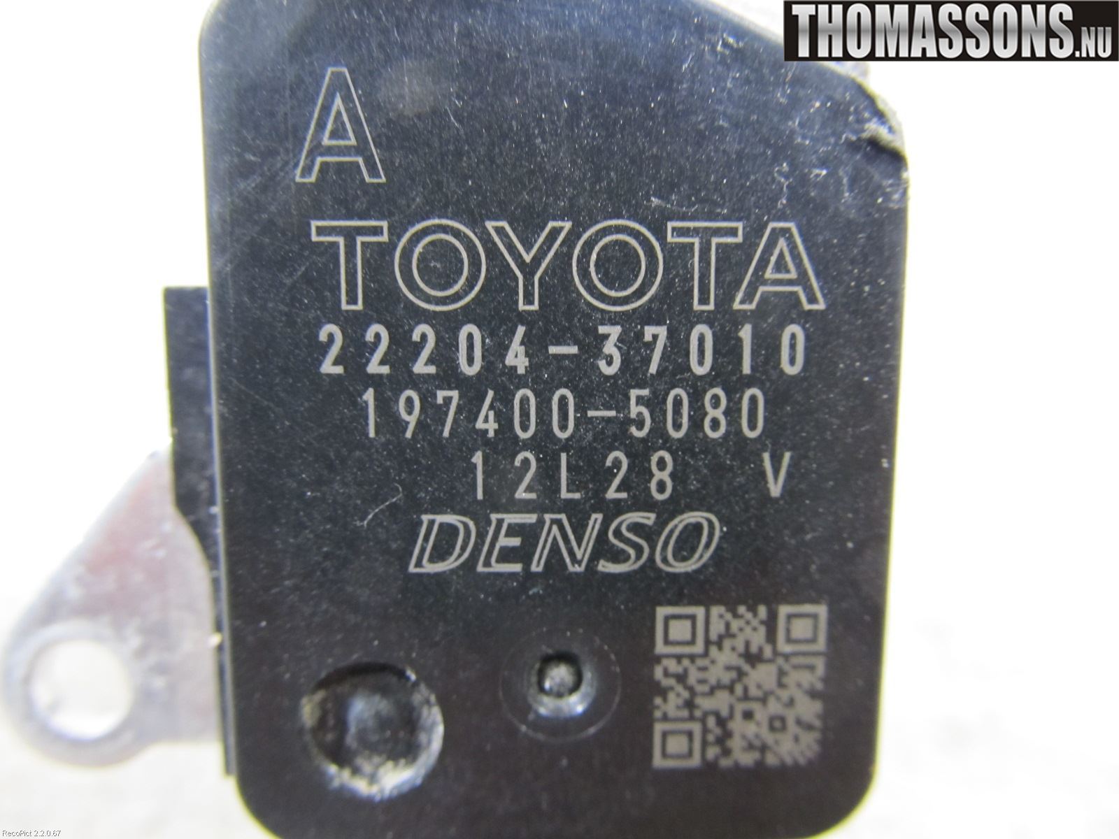 Toyota YARIS XP90 06-11 Inns Luftmassemåler