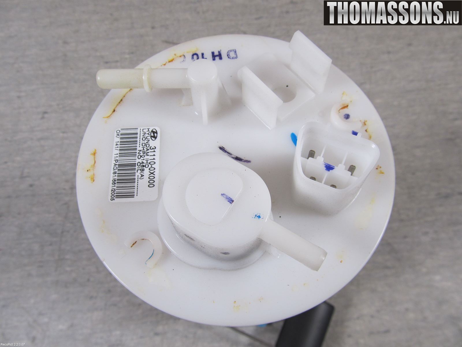 Hyundai i10 PA 08-13 Drivstoffpumpe Innspr-Høytrykk