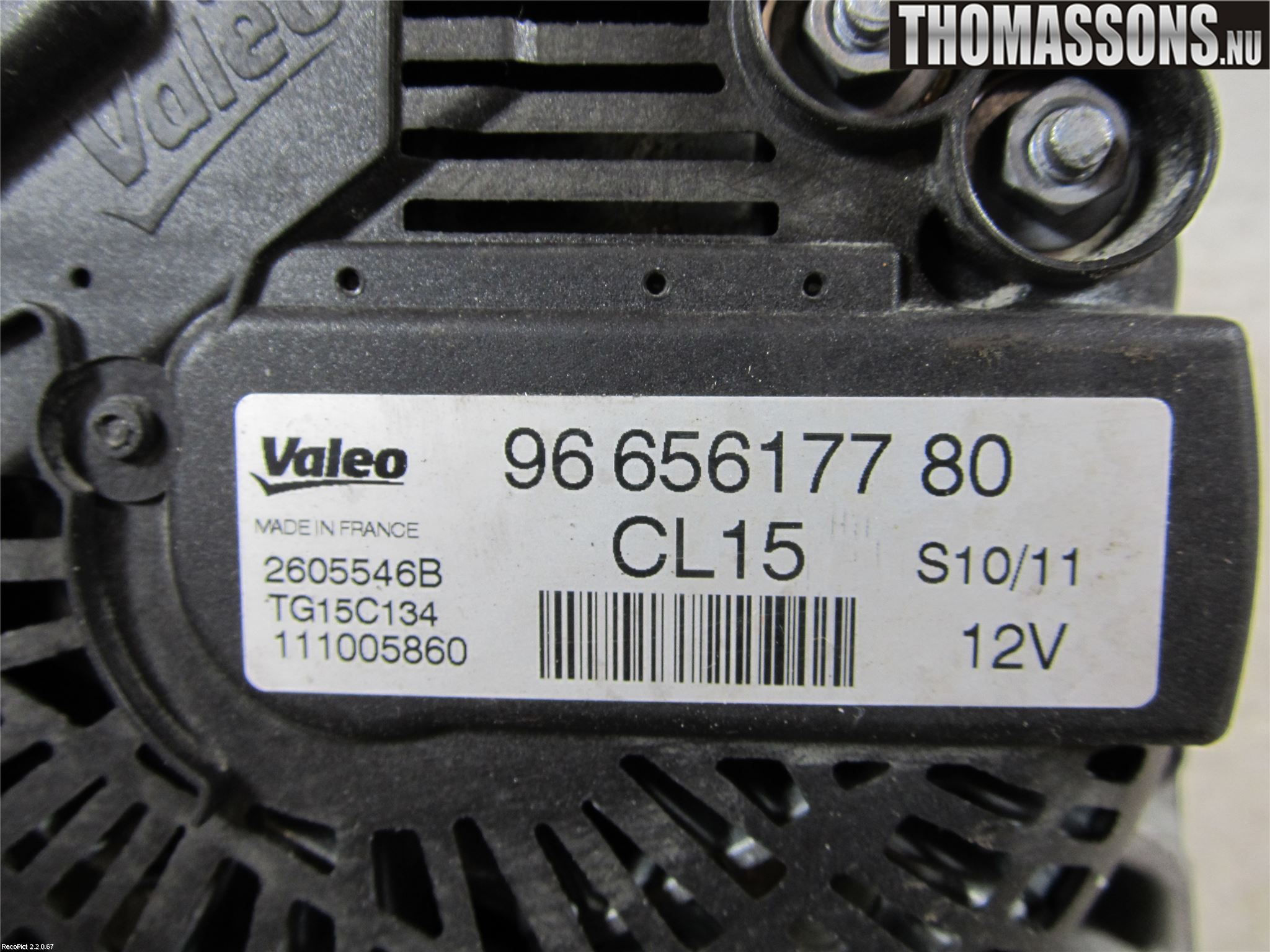 Peugeot EXPERT 07-14 Dynamo