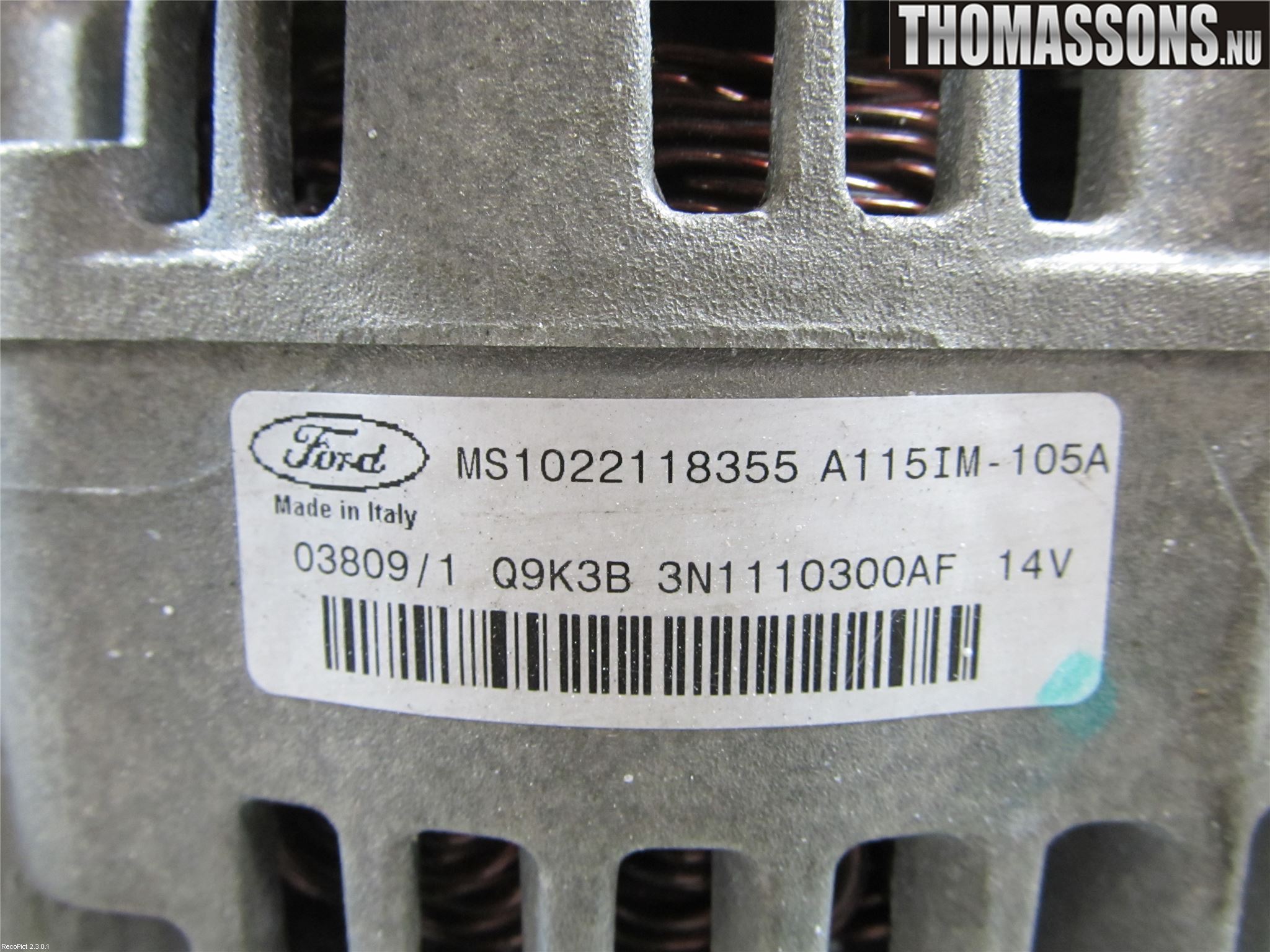 Ford FOCUS 08-11 Dynamo
