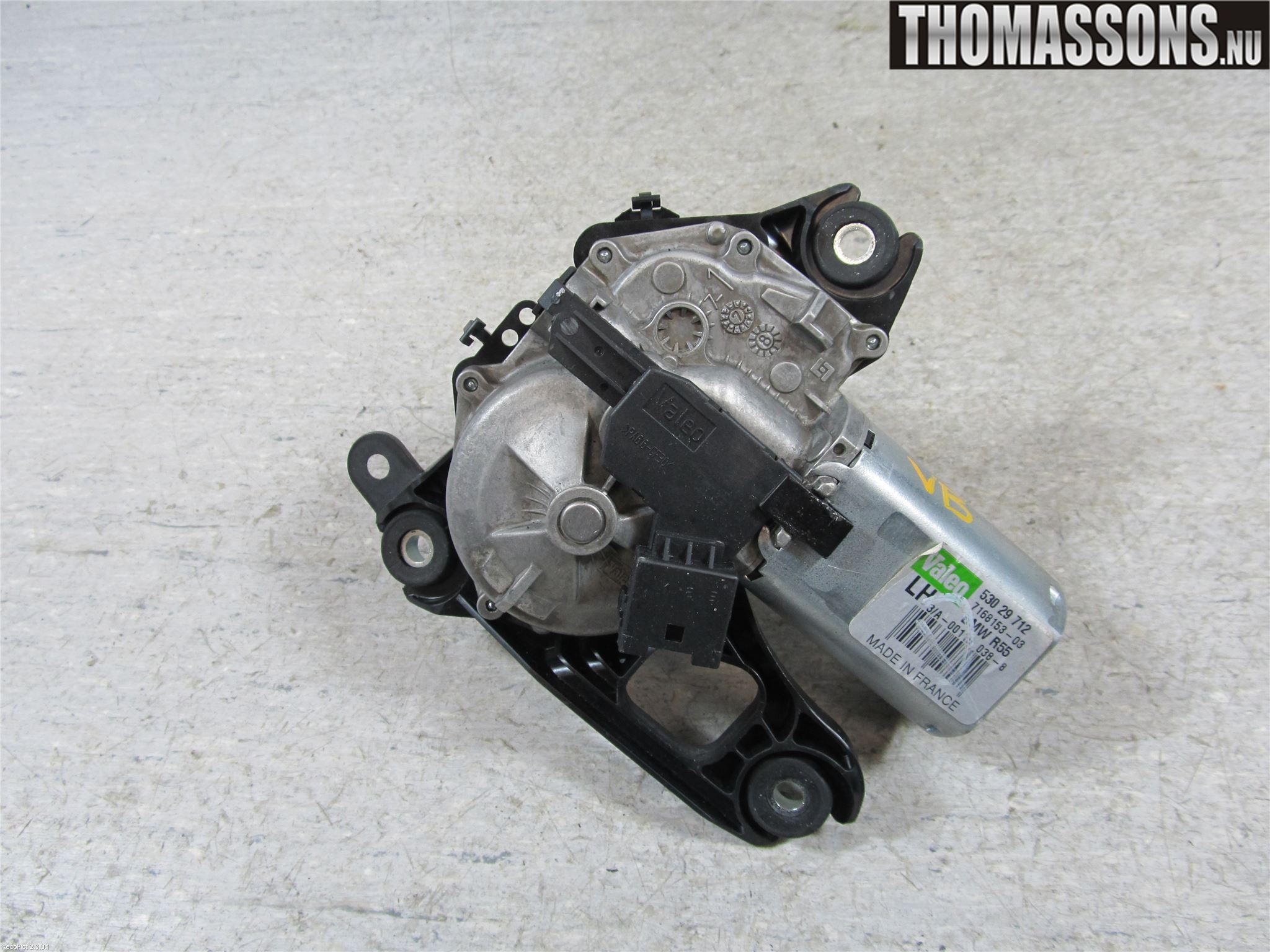 Mini CLUBMAN R55 06-14 Viskermotor Bakluke