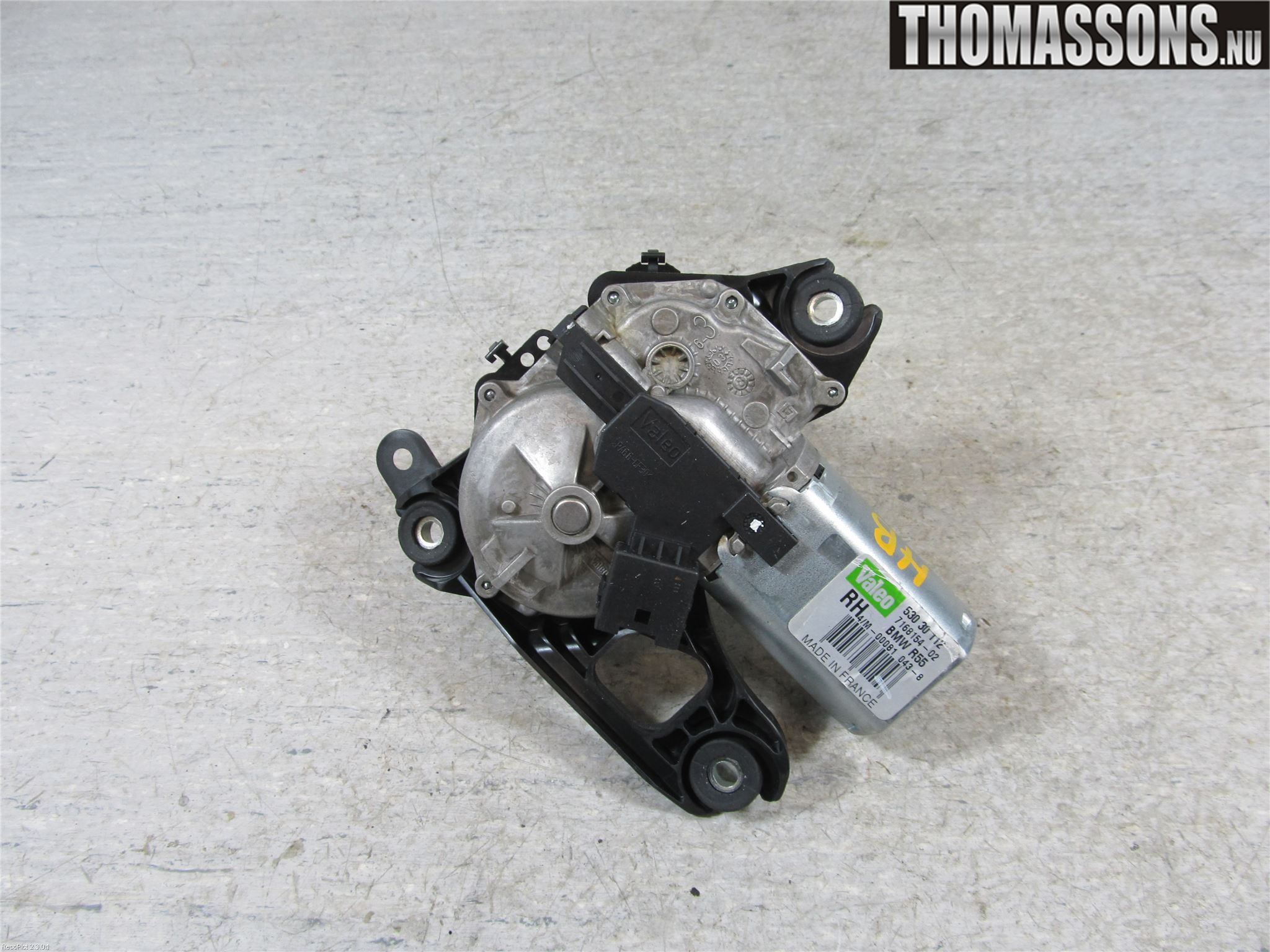 Mini CLUBMAN R55 06-14 Viskermotor Bakluke