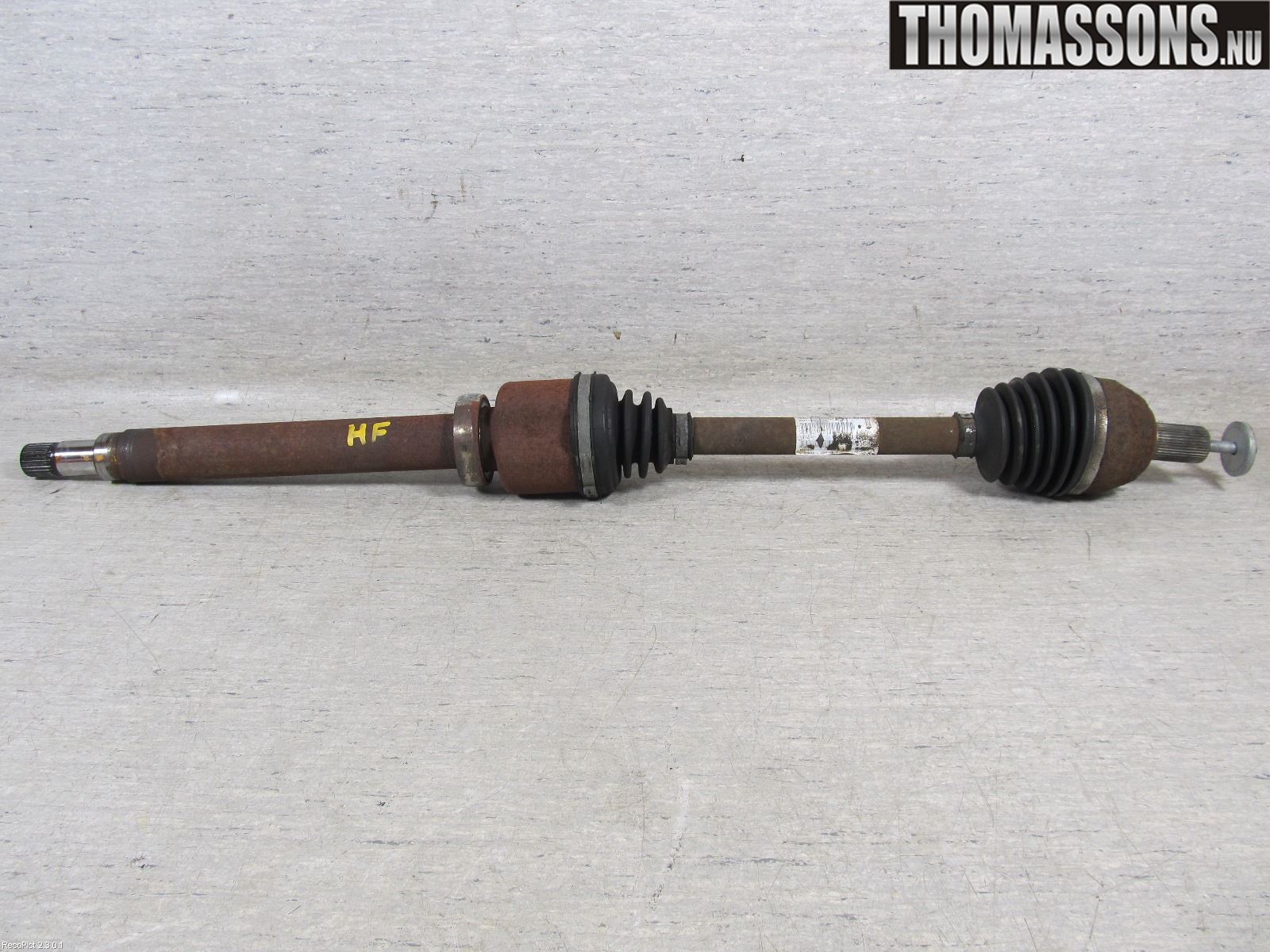 Ford MONDEO 07-15 Drivaksel Foran Kompl Høyre