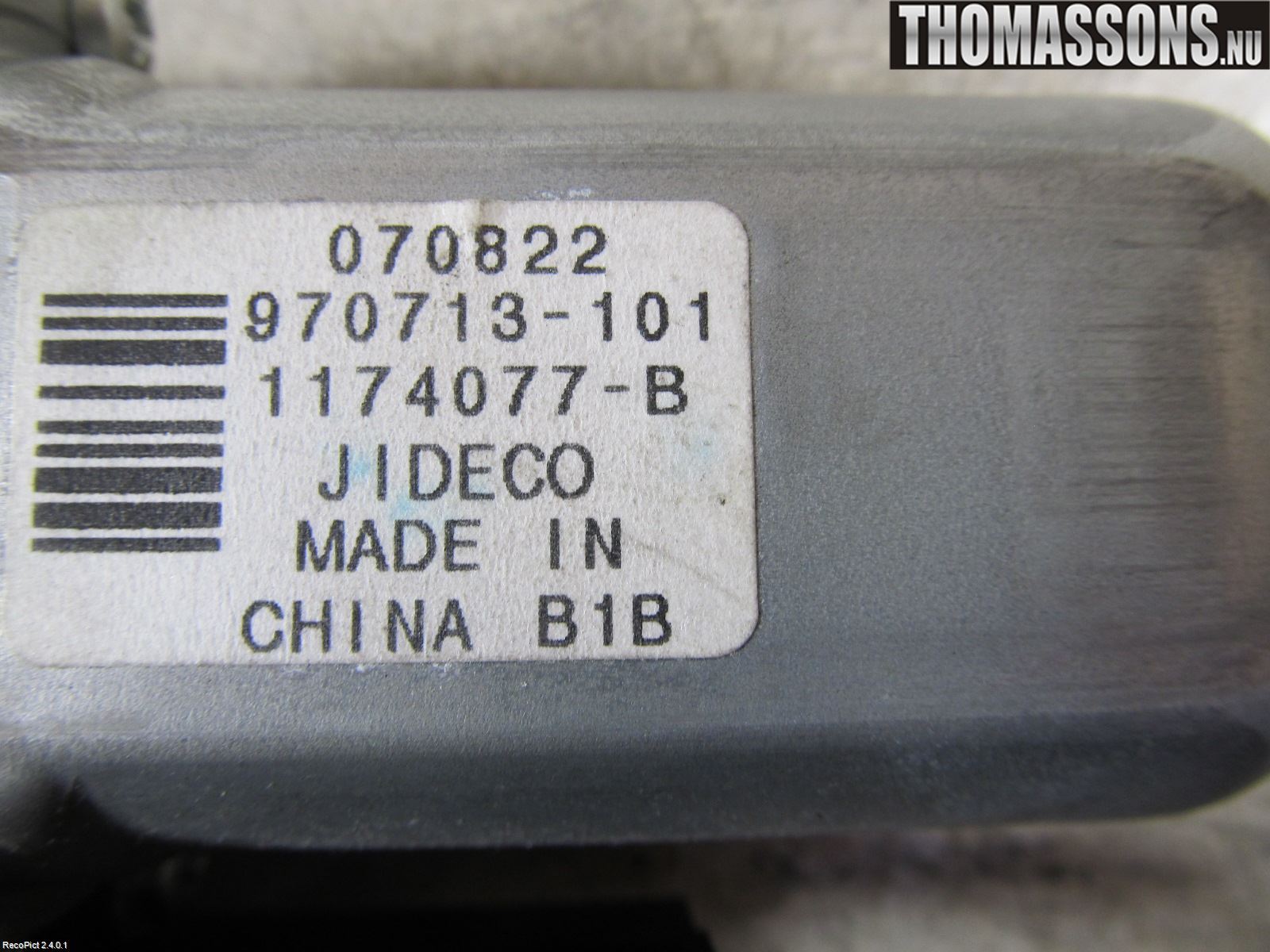 Volvo V70 08-13 Vindusheismotor