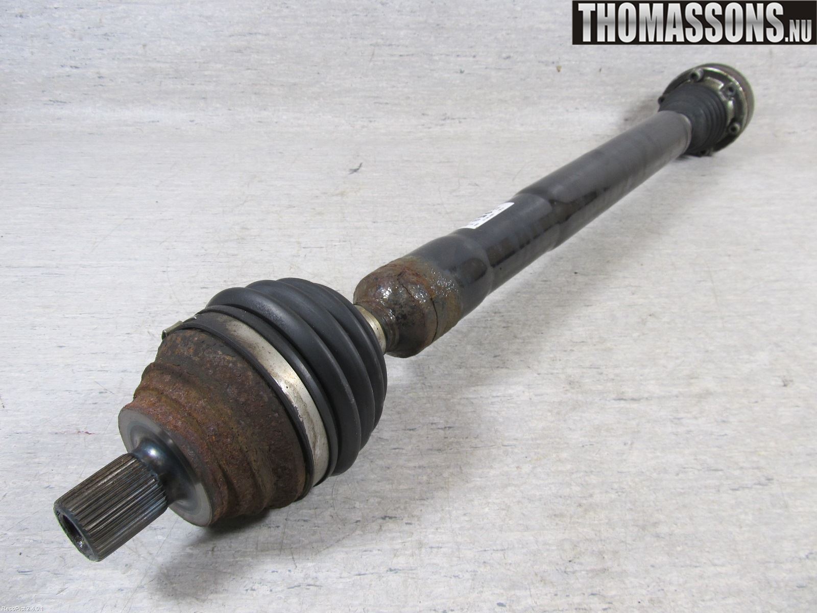 Volkswagen VW GOLF PLUS/CROSS GOLF 04-14 Drivaksel Foran Kompl Høyre