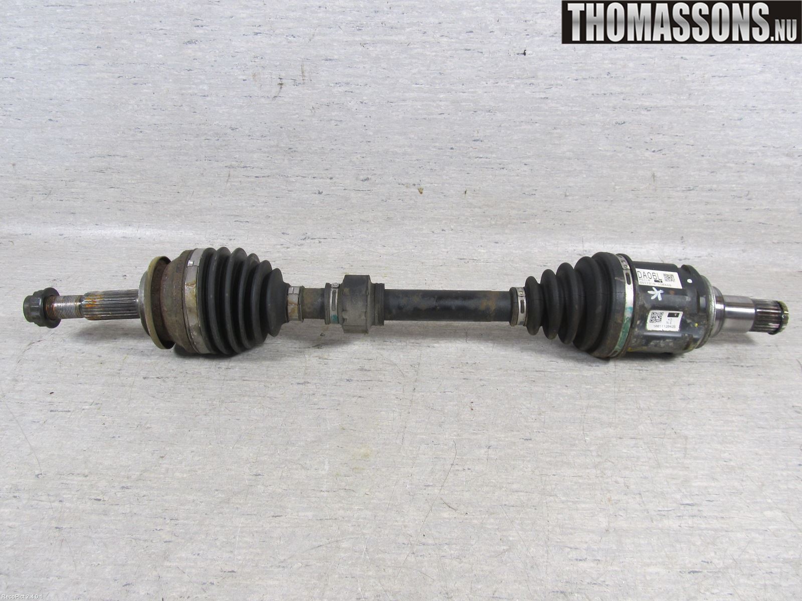 Toyota RAV 4 06-12 Drivaksel Foran Kompl Venstre