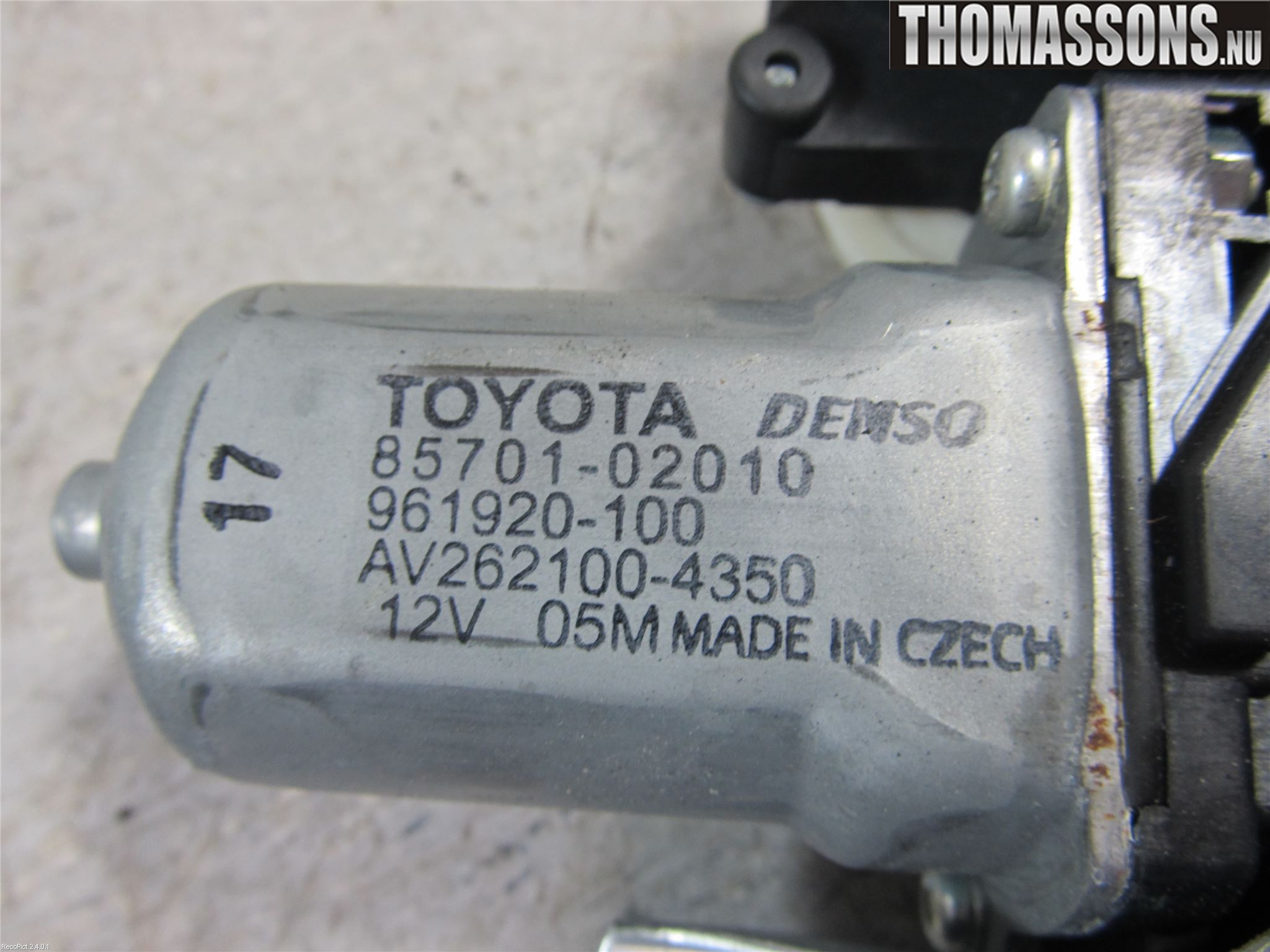Toyota AVENSIS 09-15 Vindusheis El Komp