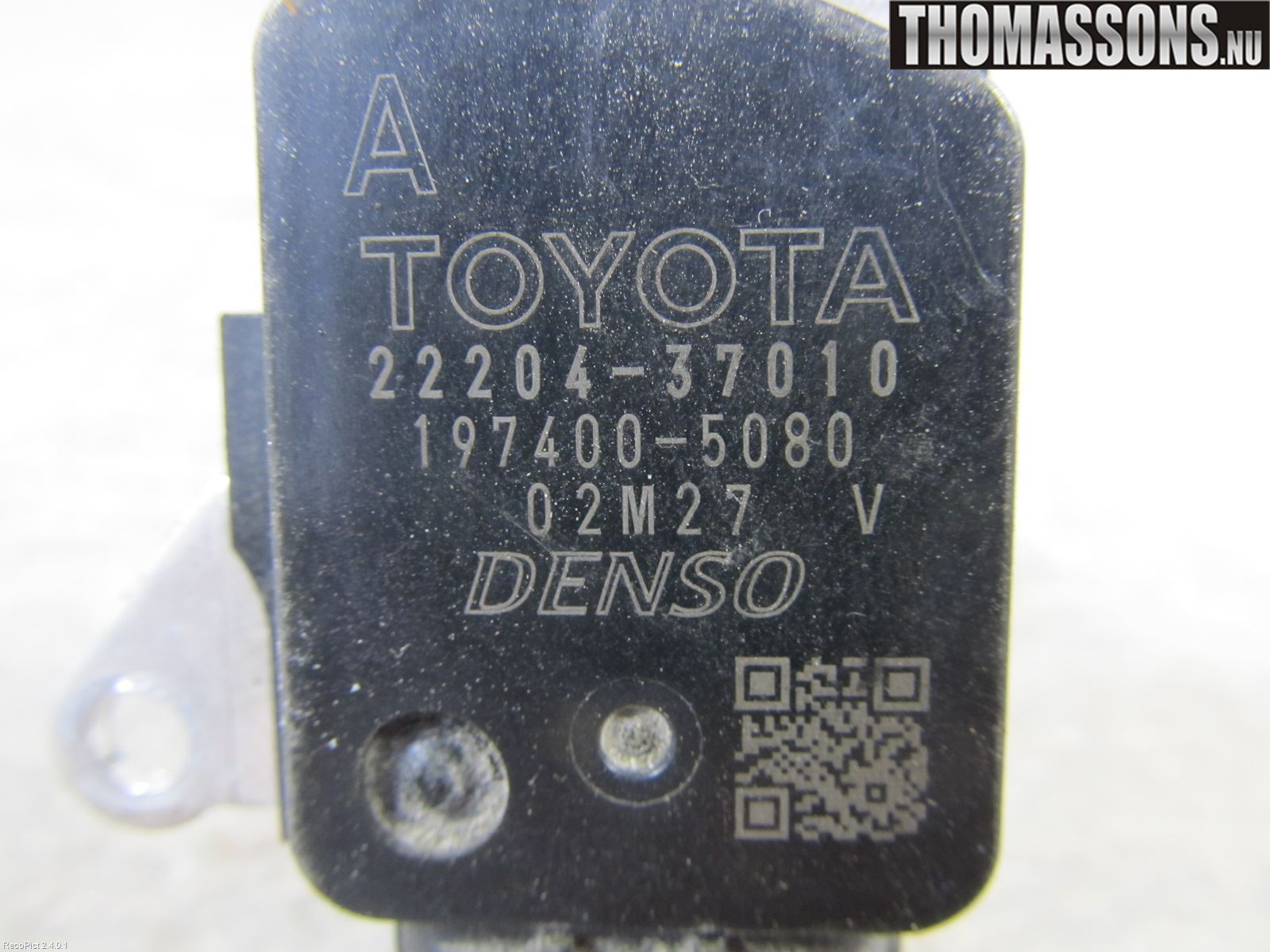 Toyota AVENSIS 09-15 Inns Luftmassemåler