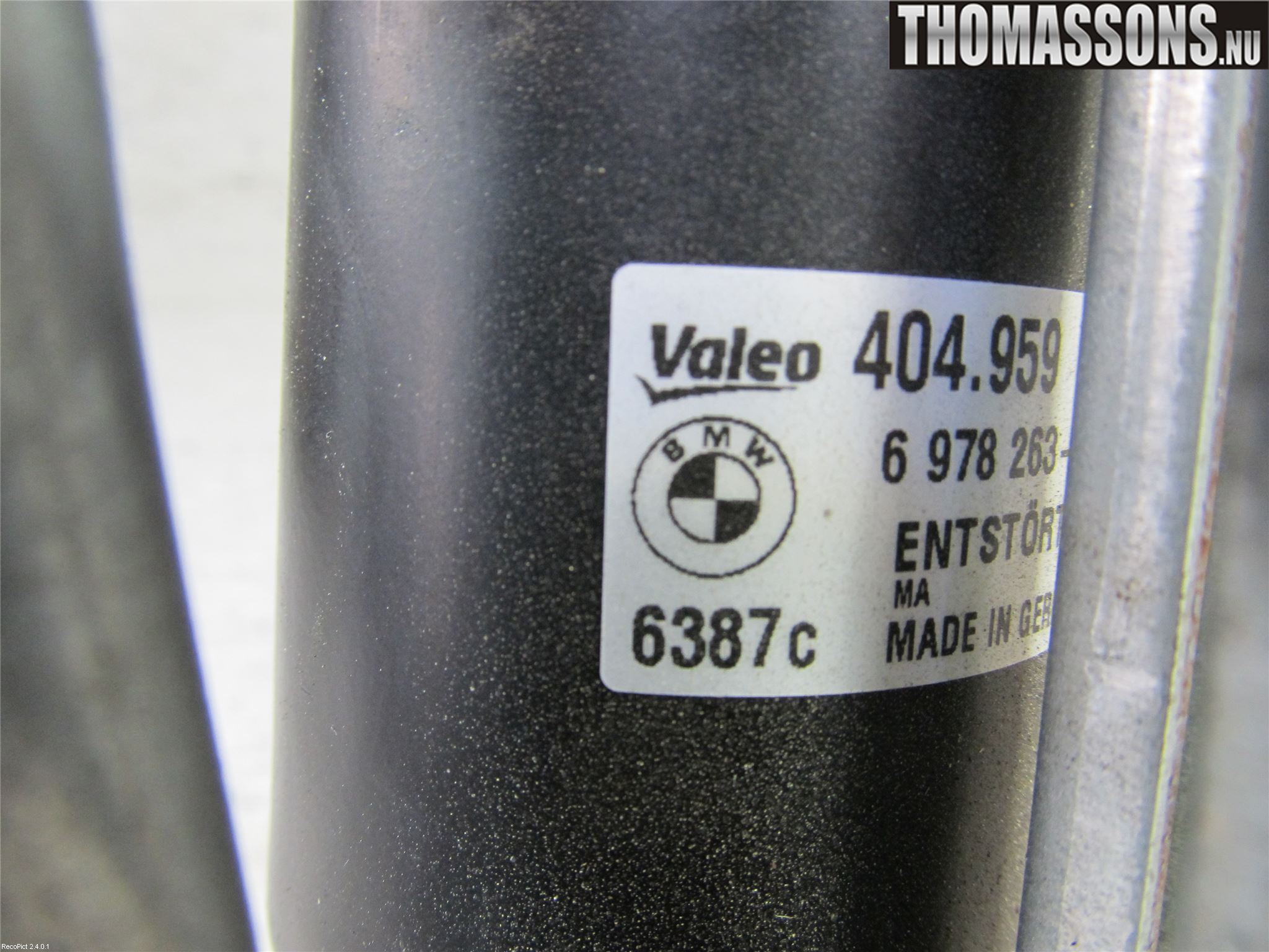 BMW 3 E90/91 SED/TOU 05-12 Viskermotor Frontrute