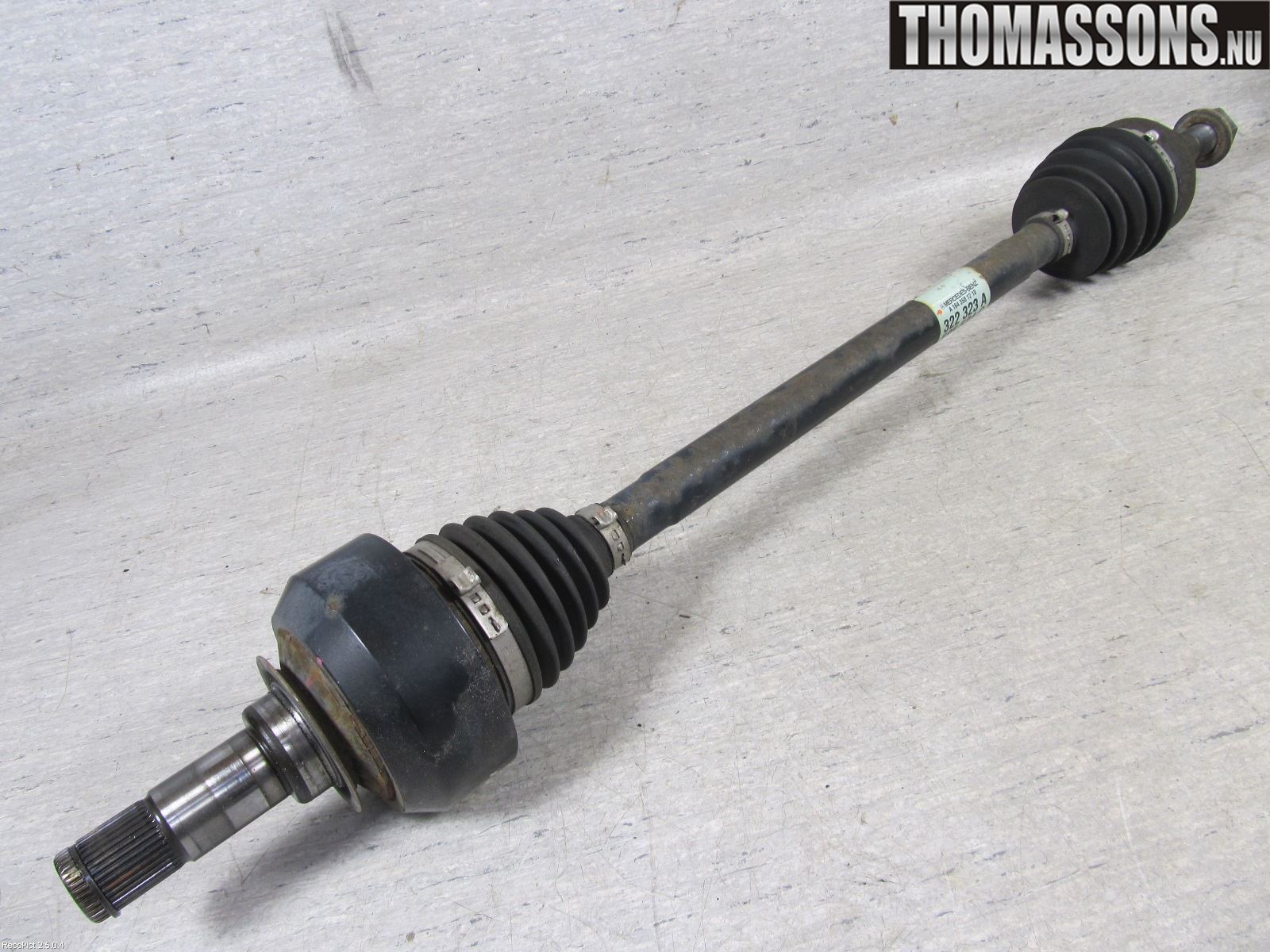 Mercedes-Benz MB ML (W164) 05-11 Drivaksel Bak Kompl Venstre
