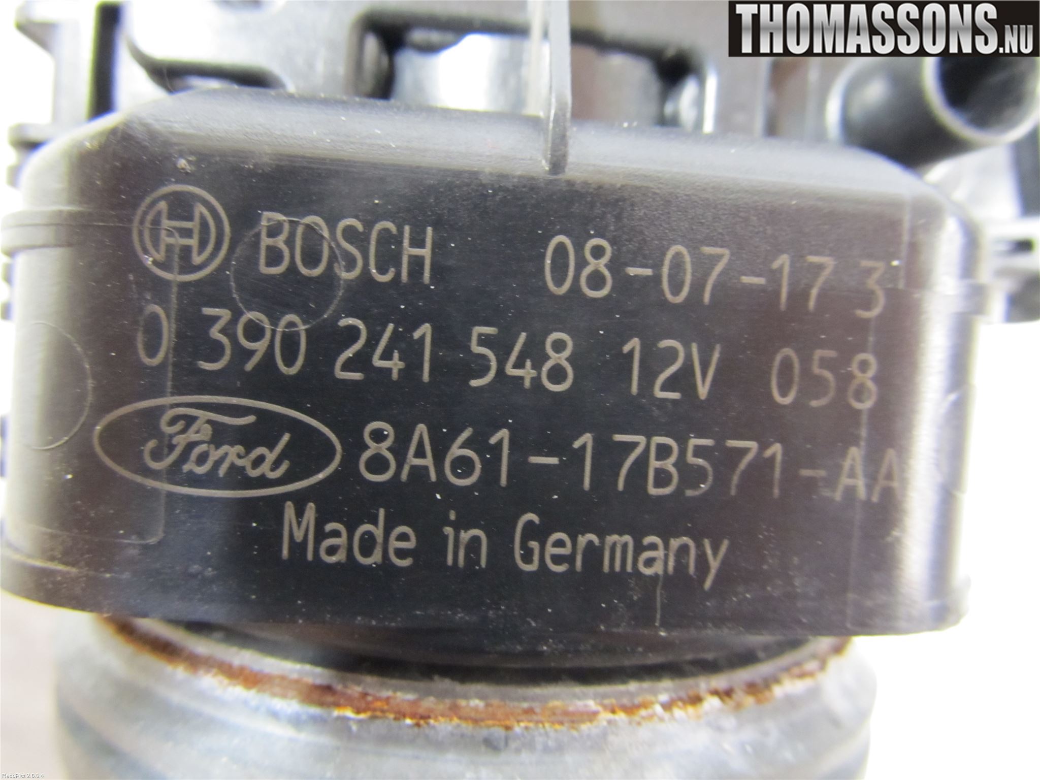 Ford FIESTA 09-12 Viskermotor Frontrute