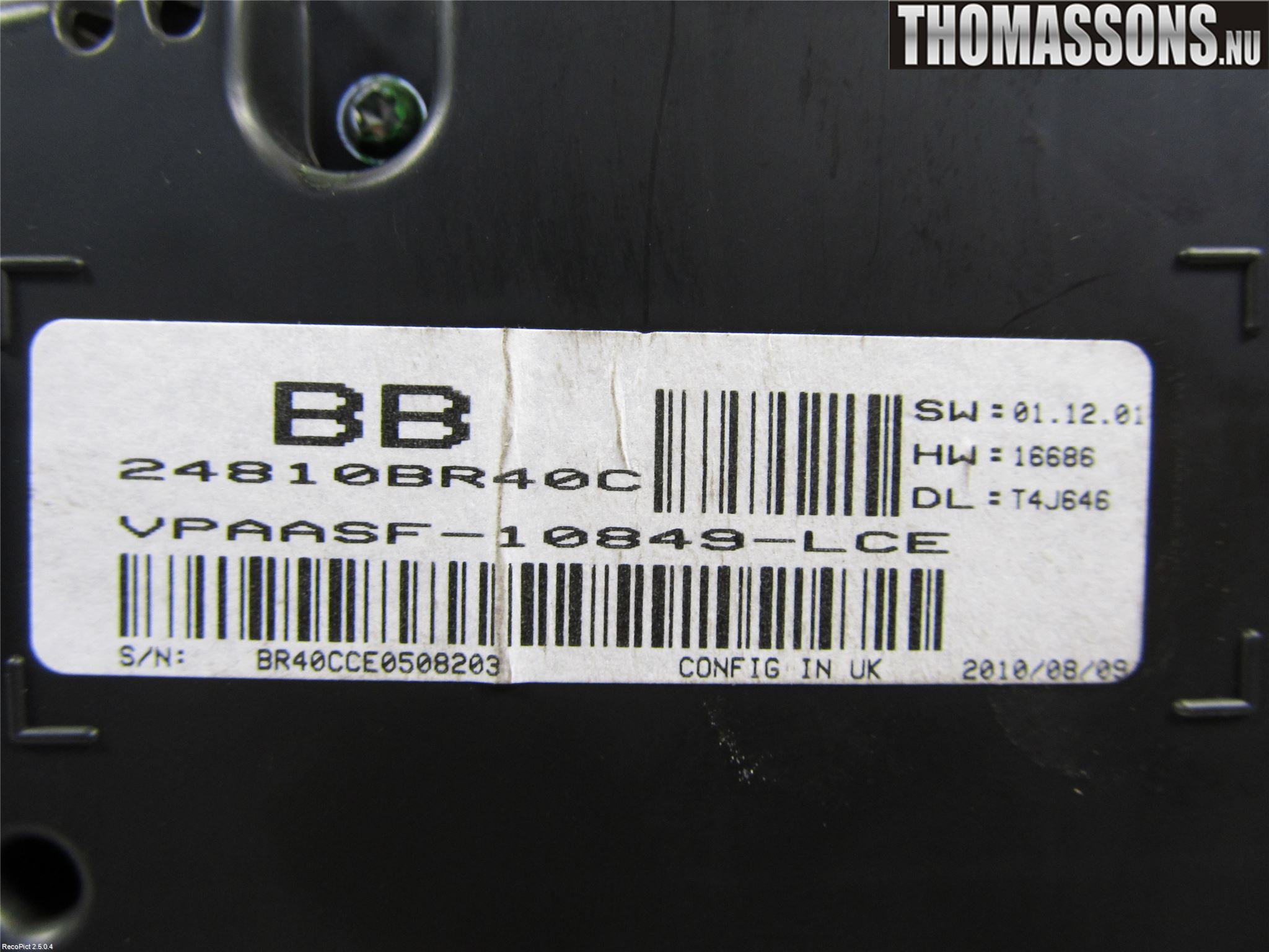 Nissan QASHQAI   07-10 Instr Kombinert