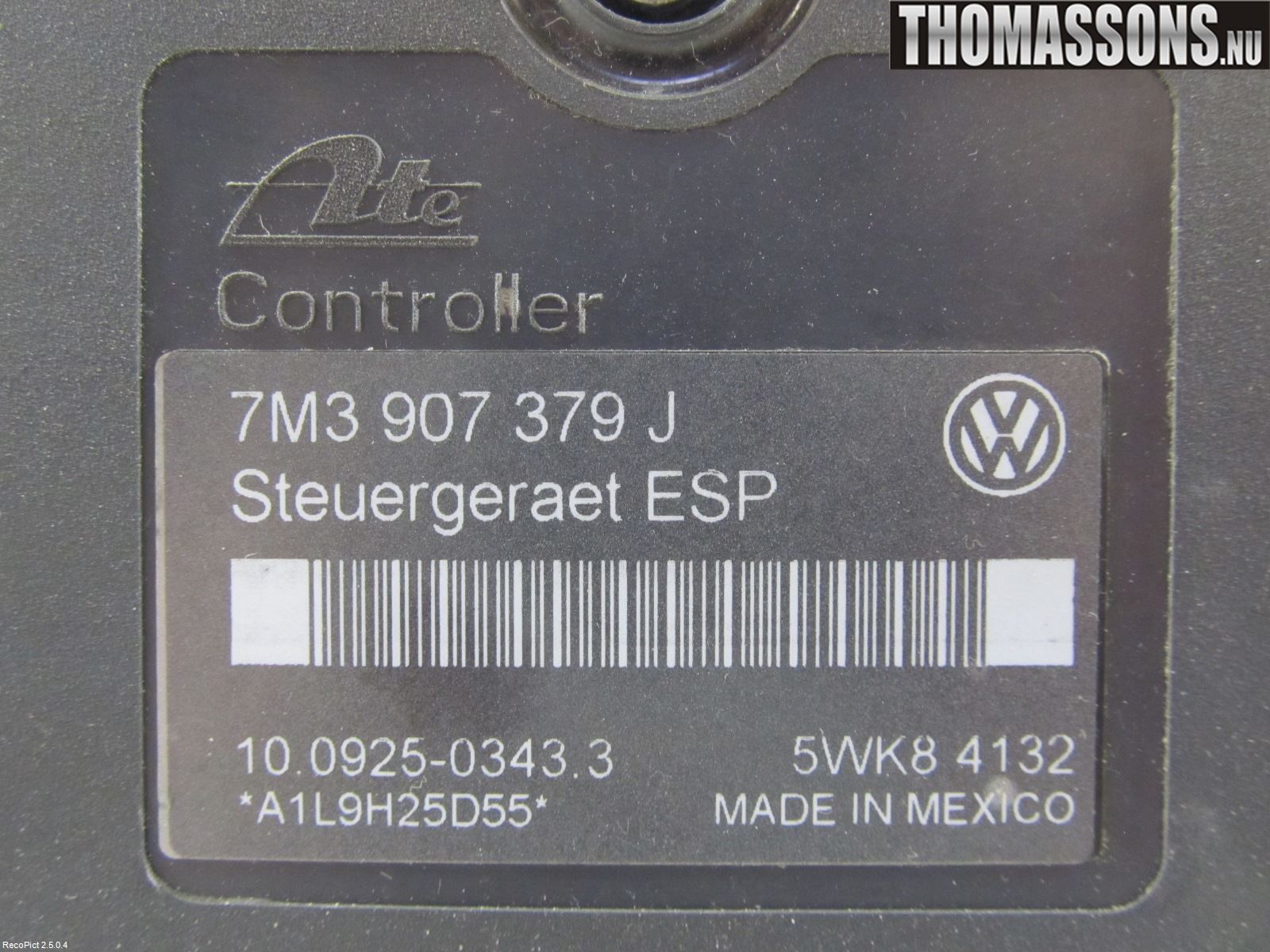 Volkswagen VW SHARAN      01-10 Abs Hydraulikkaggregat