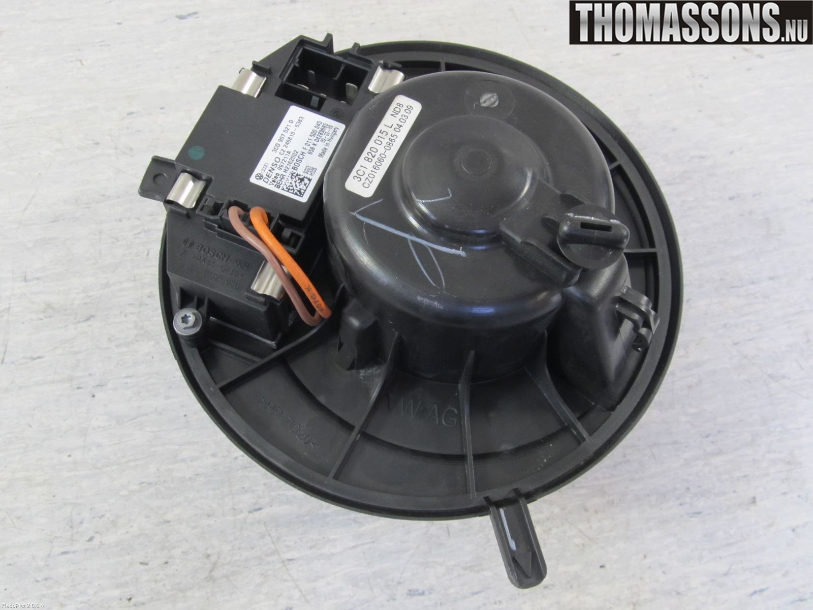 Volkswagen VW PASSAT 05-11 Varme Ac Varmeapparatvifte