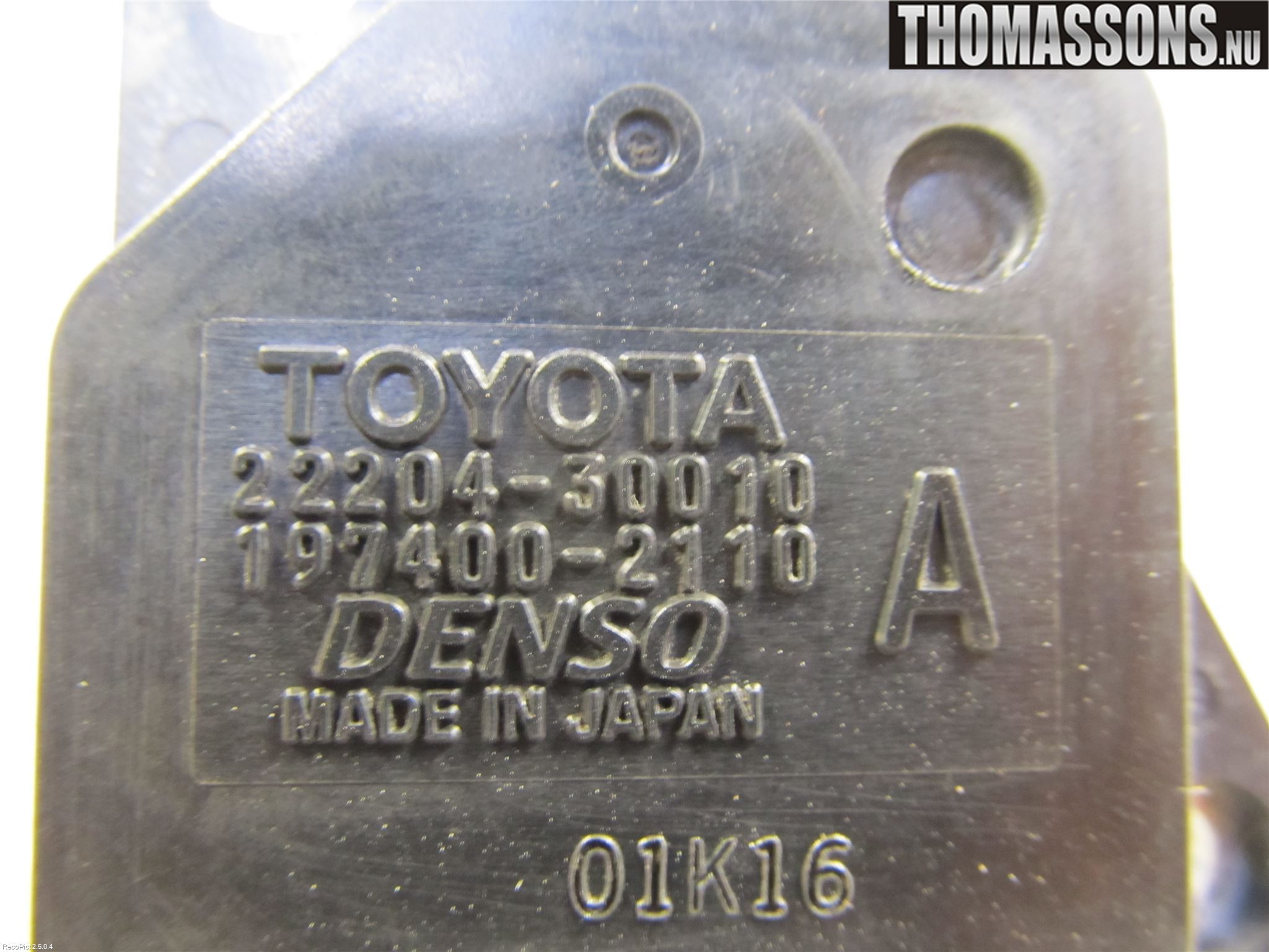 Toyota AVENSIS 07-08 Inns Luftmassemåler