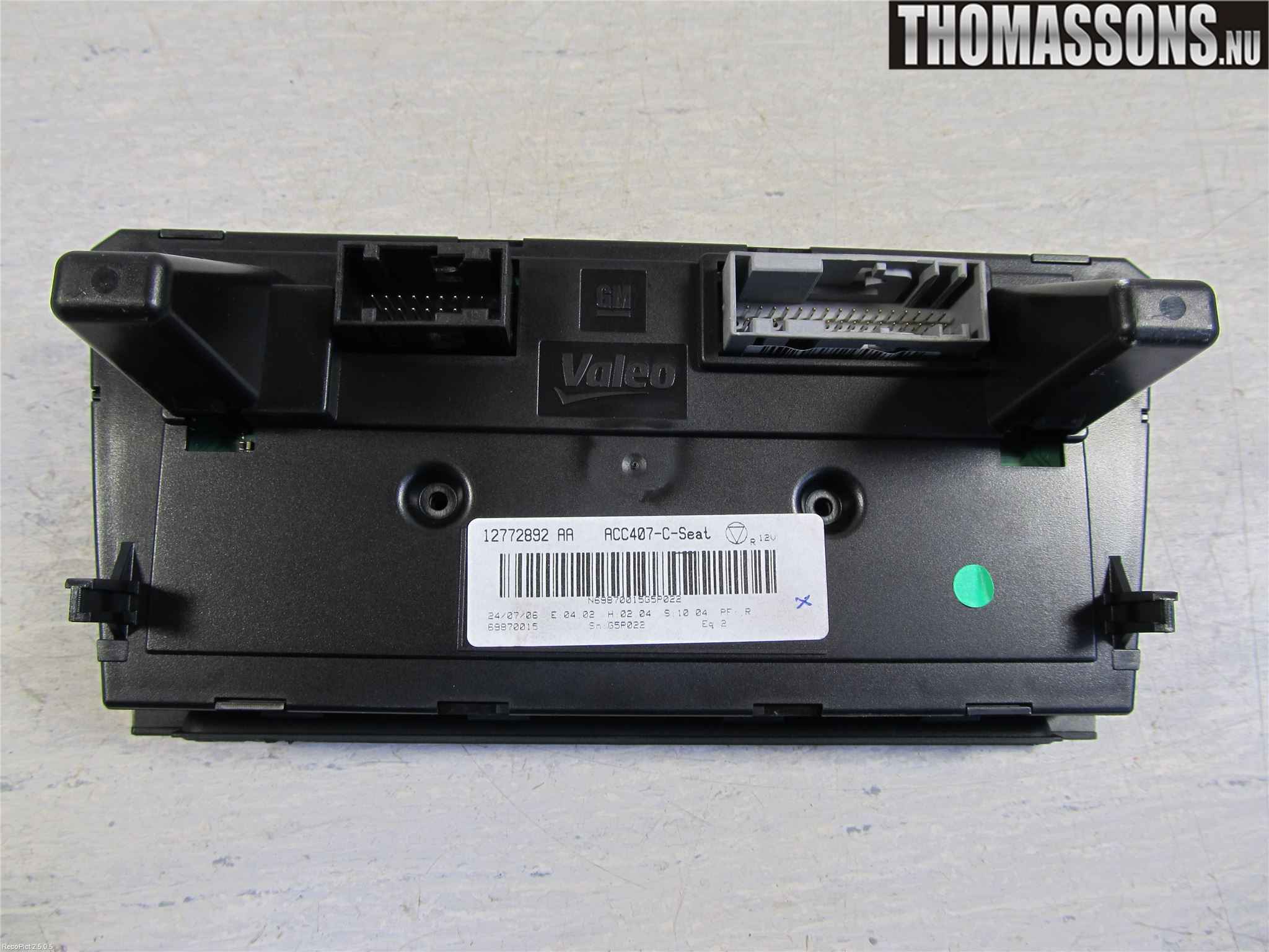 Saab 9-3 VER 2 Varme Ac Betjening-Display