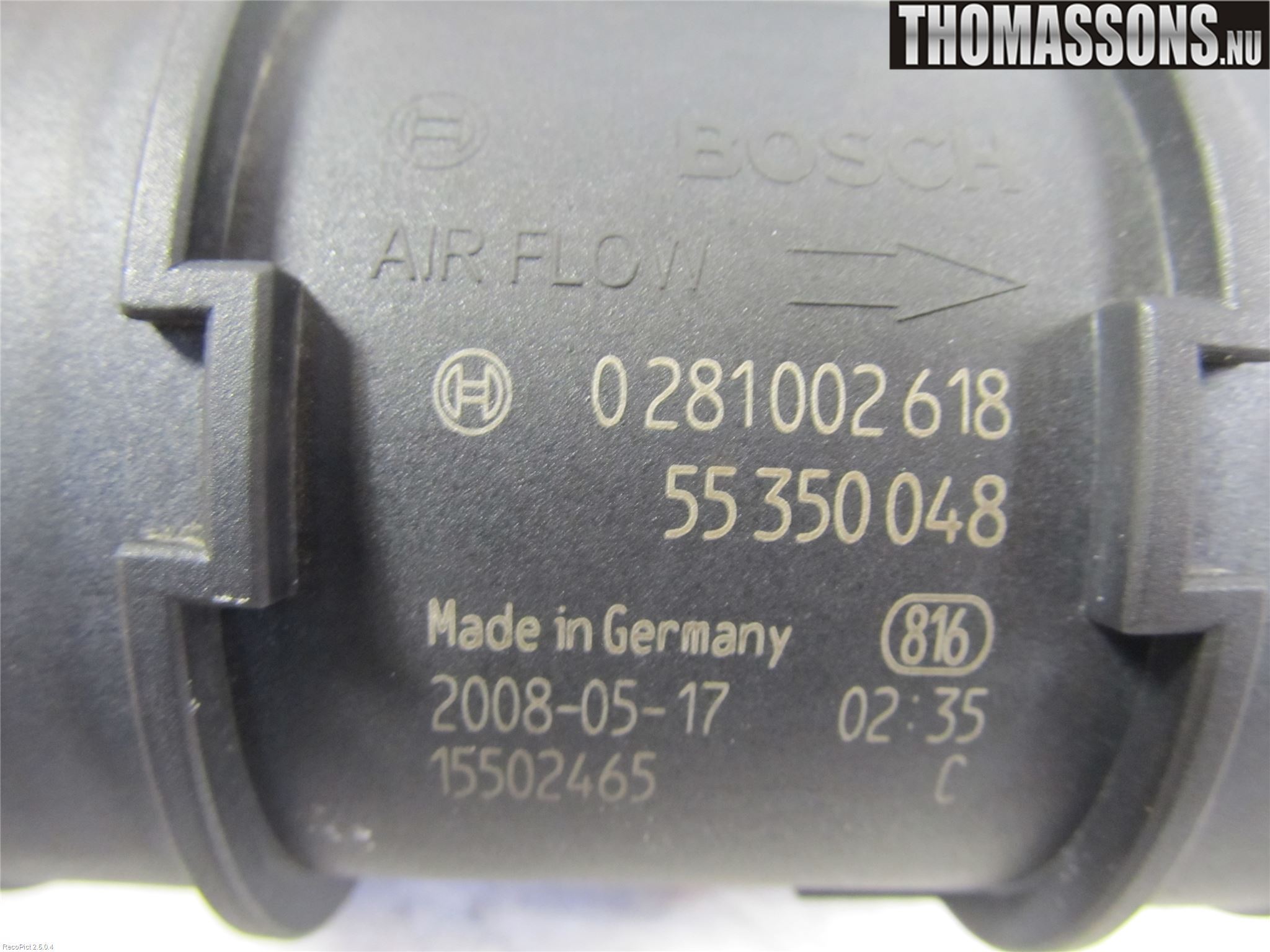 Saab 9-3 VER2/VER3 08-15 Inns Luftmassemåler