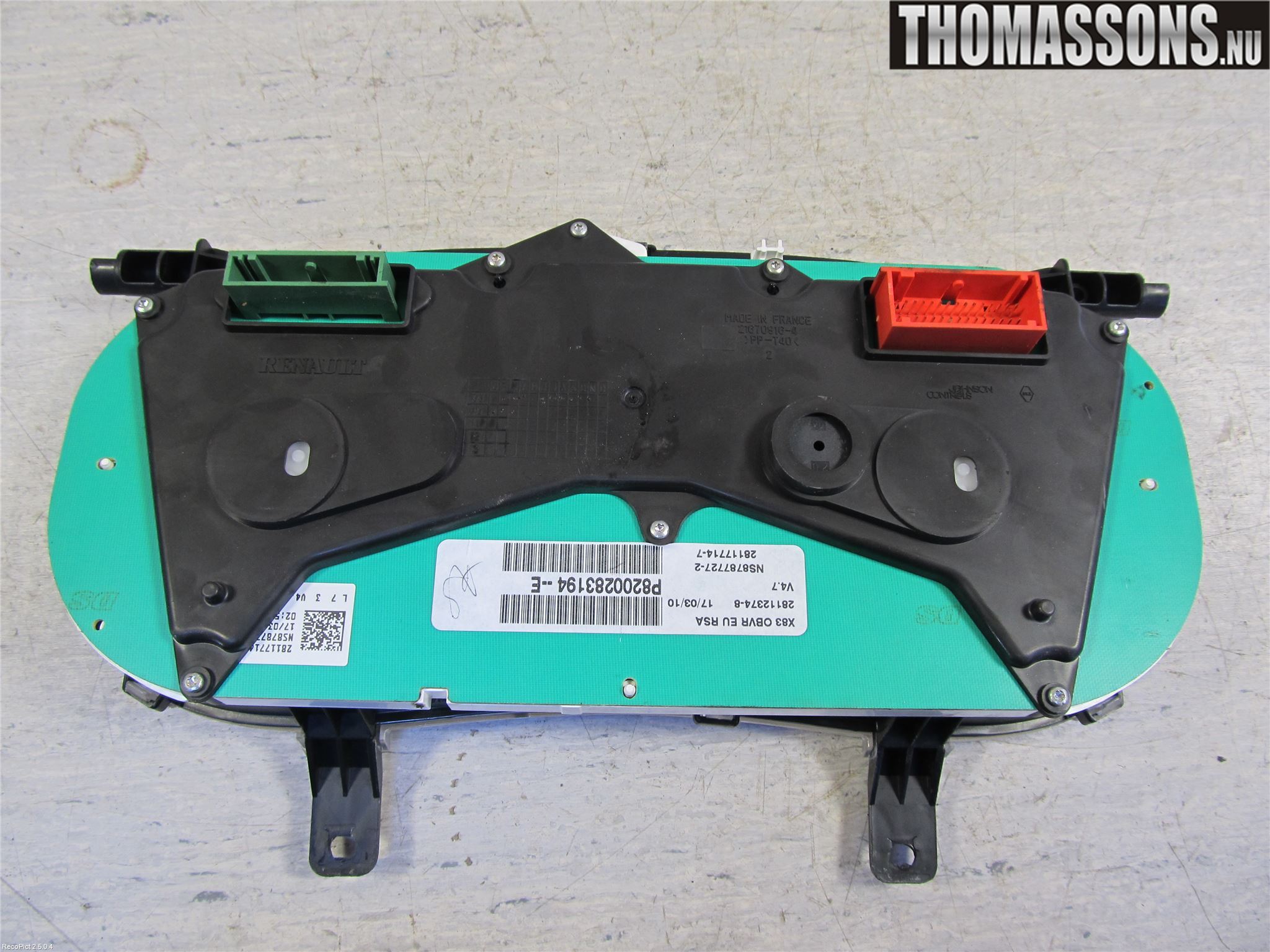 Nissan PRIMASTAR Instr Kombinert
