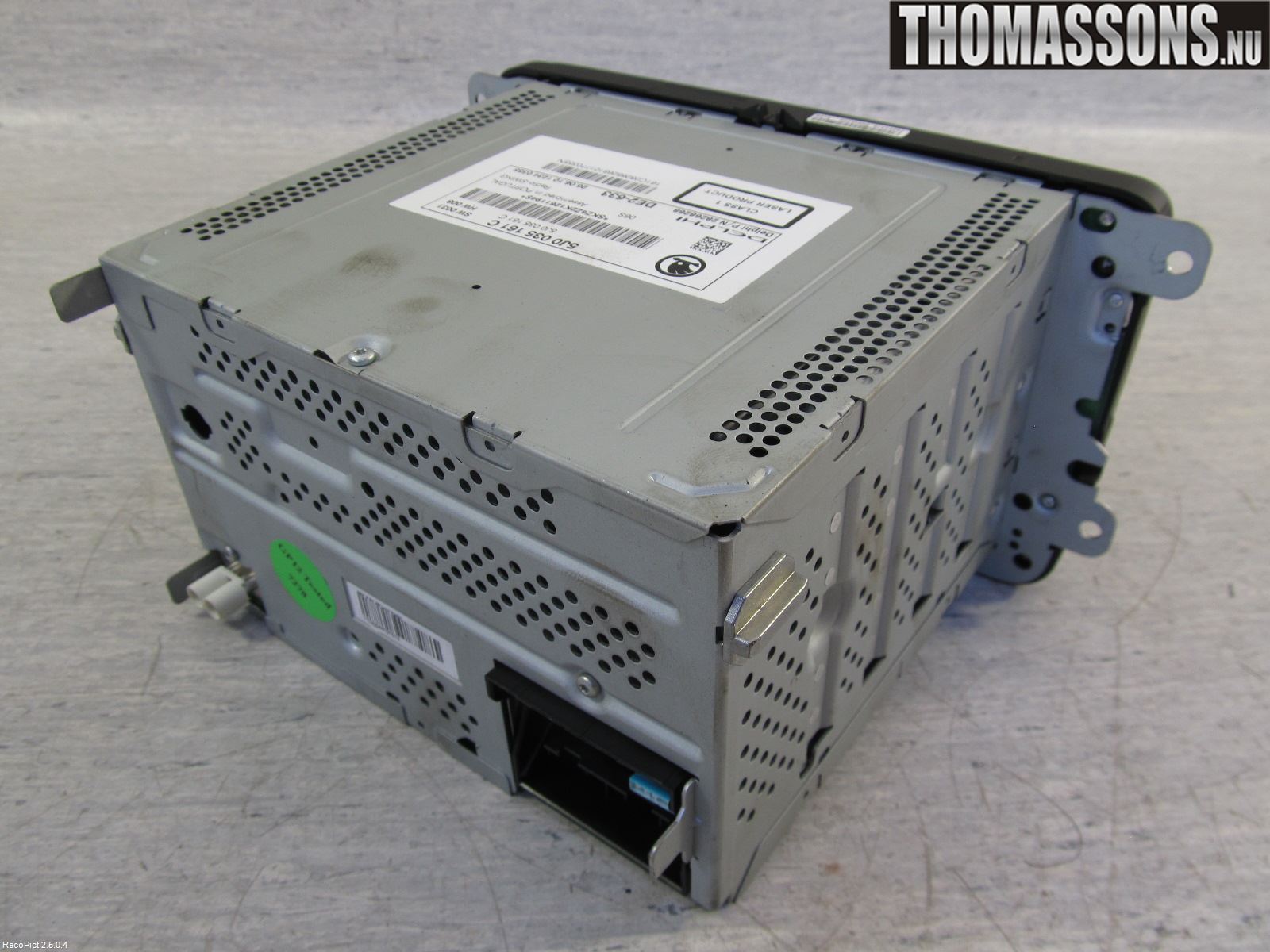 Skoda OCTAVIA (1Z) 05-13 Stereo Radio Med Cd