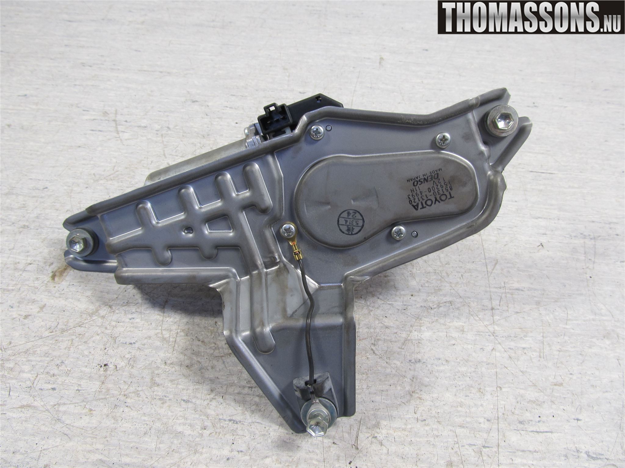 Toyota COROLLA 02-07 Viskermotor Bakluke