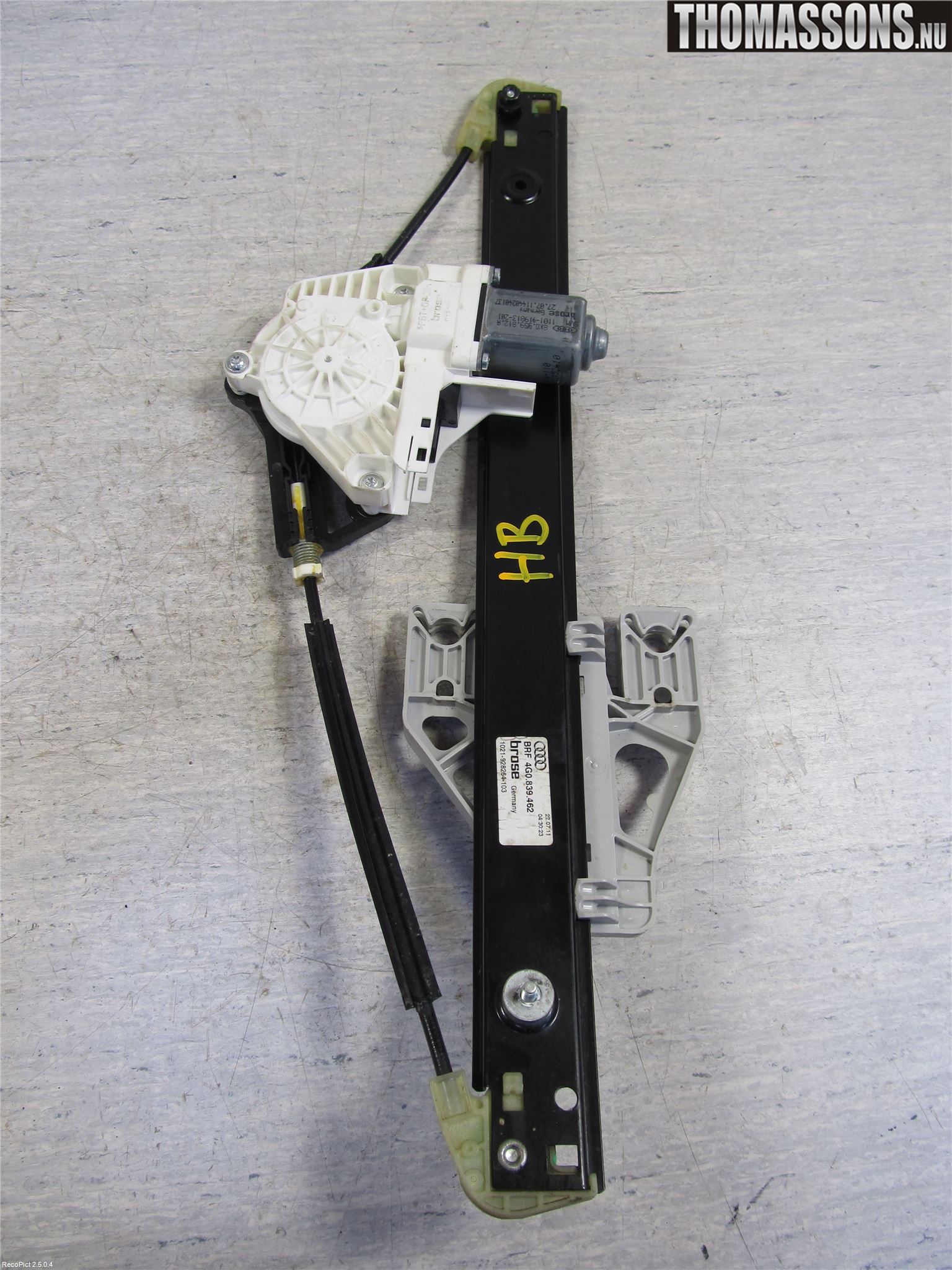 Audi A6/S6 4G 11-18 Vindusheis El Komp