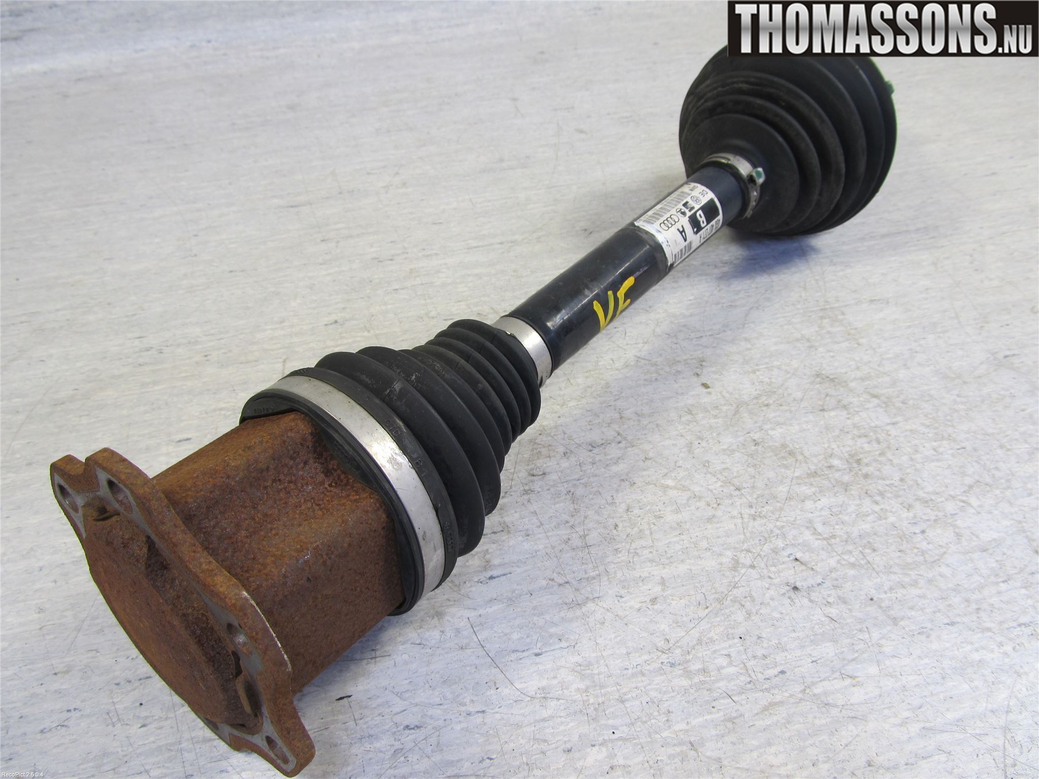 Audi A6/S6 4G 11-18 Drivaksel Foran Kompl Venstre