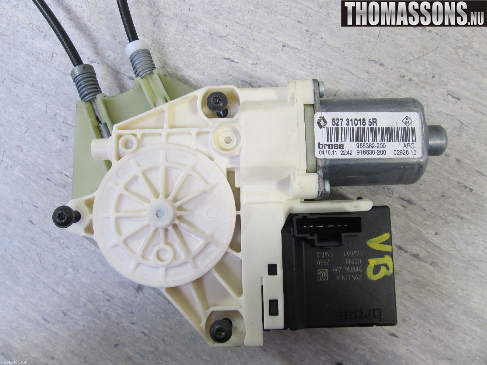 Renault MEGANE III 09-15 Vindusheis El Komp