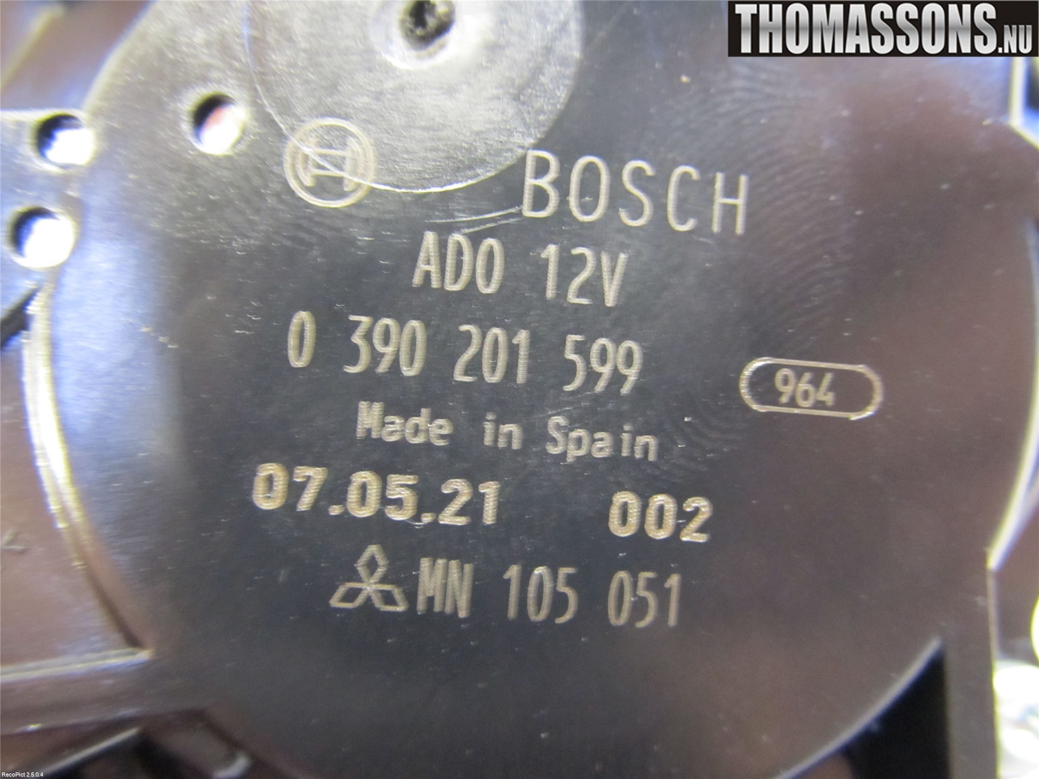Mitsubishi COLT   04-08 Viskermotor Bakluke