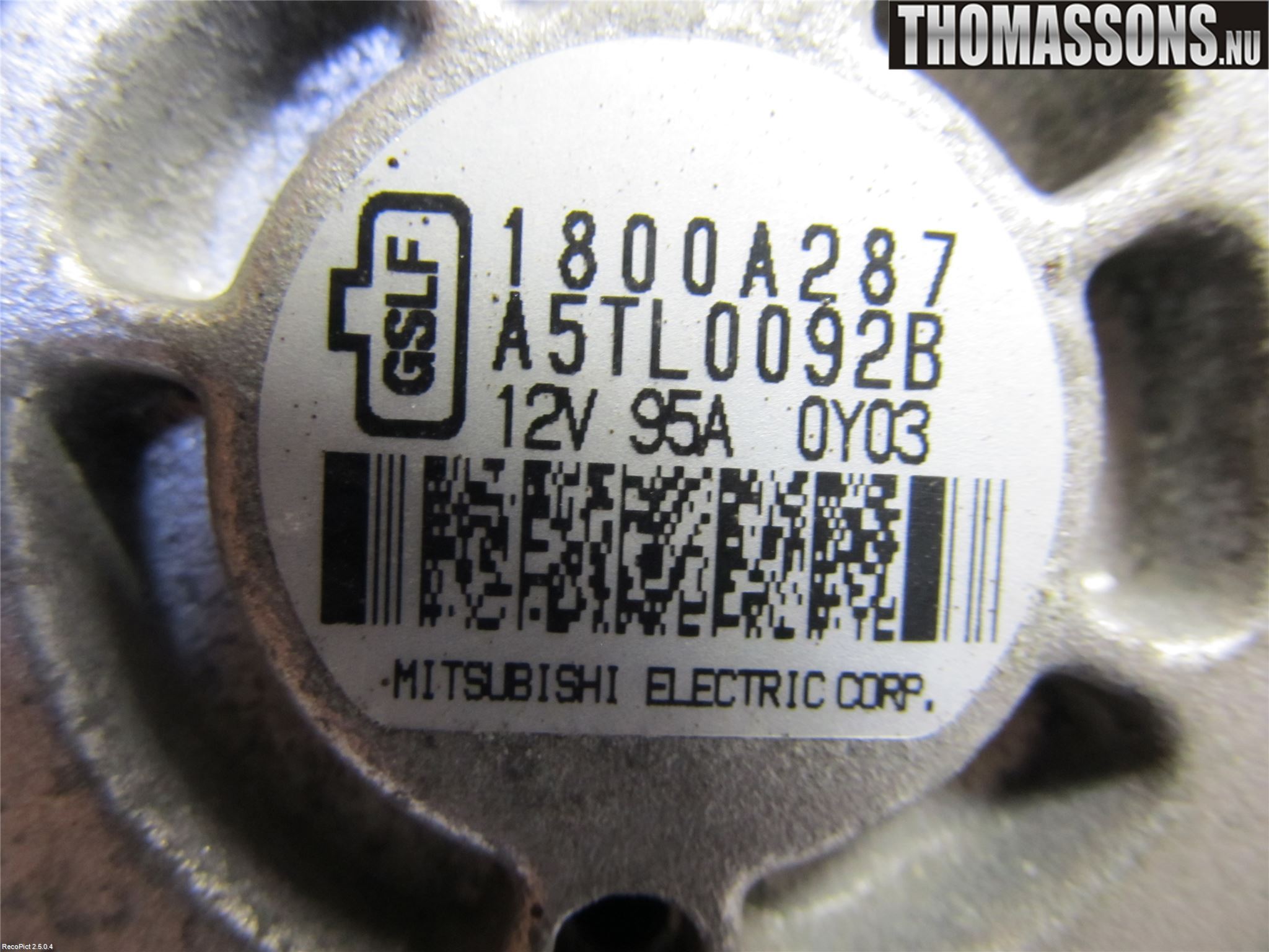 Mitsubishi LANCER 07-14 Dynamo