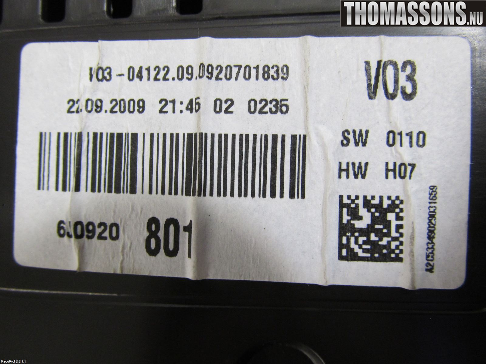 Seat IBIZA IV 08-16 Instr Kombinert