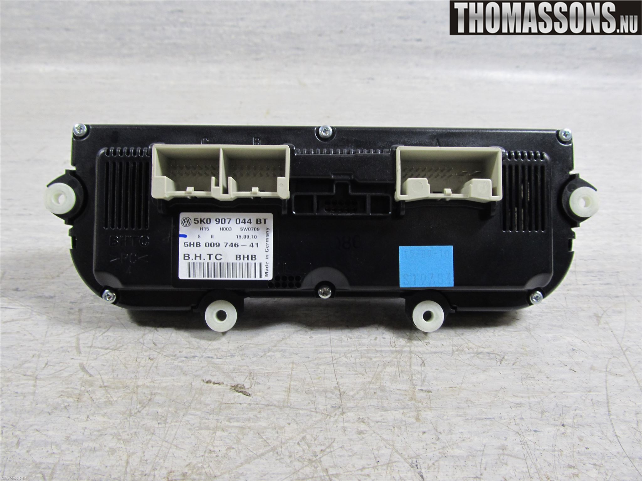 Volkswagen VW PASSAT 05-11 Varme Ac Betjening-Display